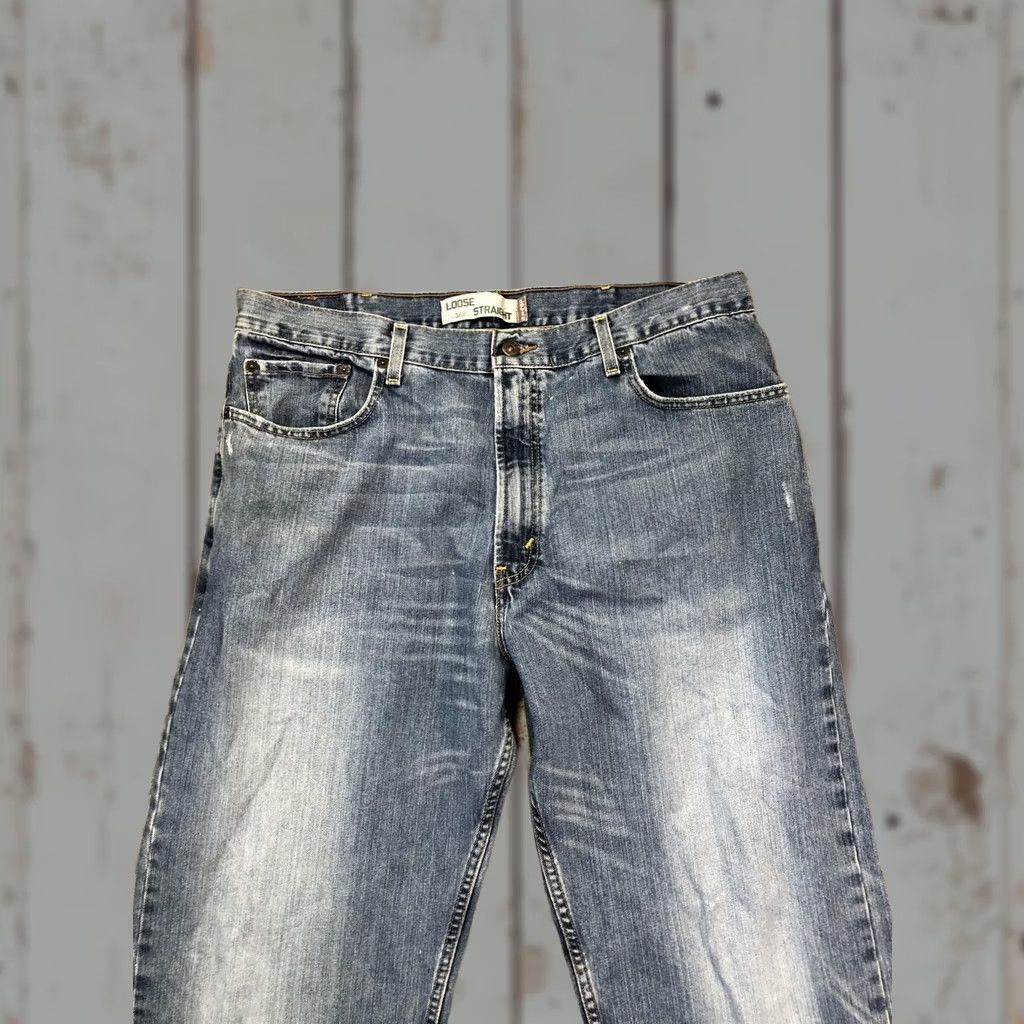 Levi's Levi'S 569 Jeans Mens 38x34 Blue Medium Wash Denim Loose Straight Casual Pants Size US 38 / EU 54 - 1 Thumbnail