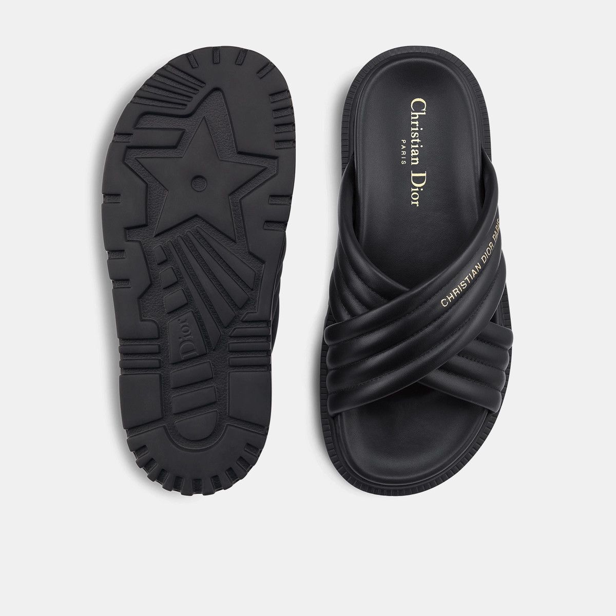 Dior o1bcso1str0225 D-Cross Slide in Black Size US 6 / IT 36 - 5 Thumbnail