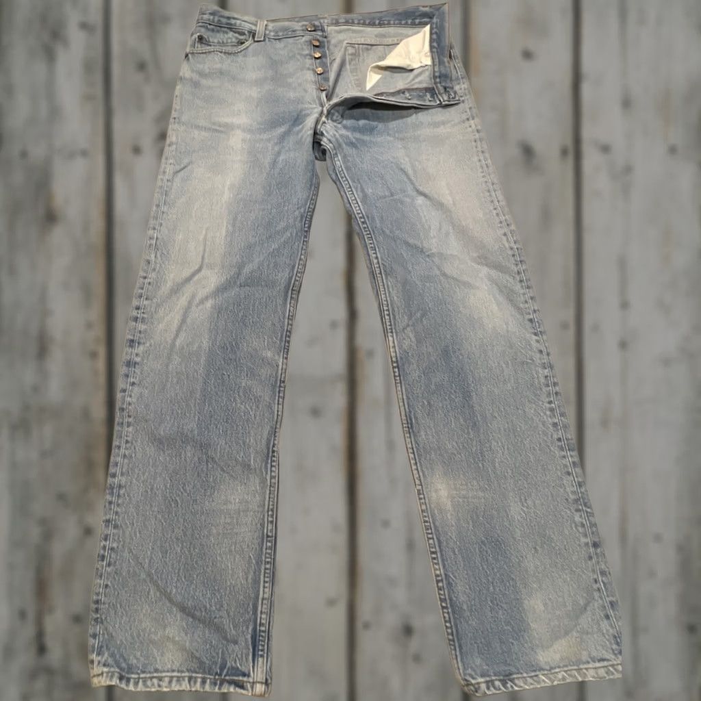 Vintage VINTAGE LEVIS 501 Jeans Original Fit Button Fly Measure 36x32 Size 38x34 USA Men Size US 36 / EU 52 - 1 Thumbnail