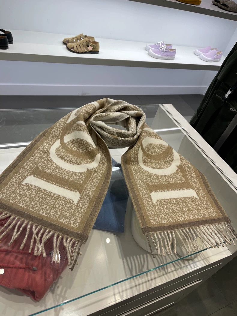 Loewe LOEWE size30*180cm Wool and cashmere scarves Size ONE SIZE - 2 Thumbnail