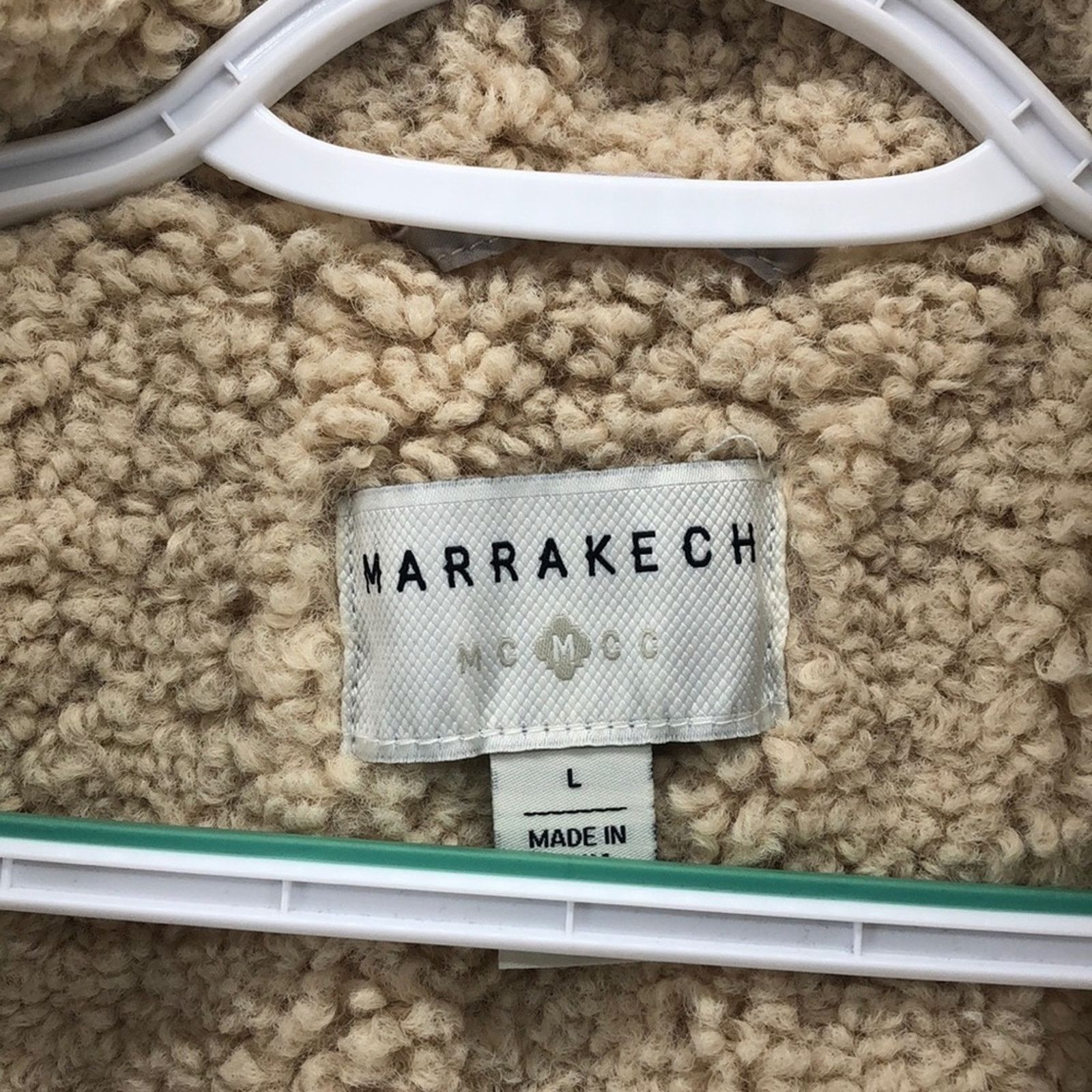 Anthropologie Anthropologie MARRAKECH Tia quilted Sherpa jacket sz L Size L / US 10 / IT 46 - 6 Thumbnail