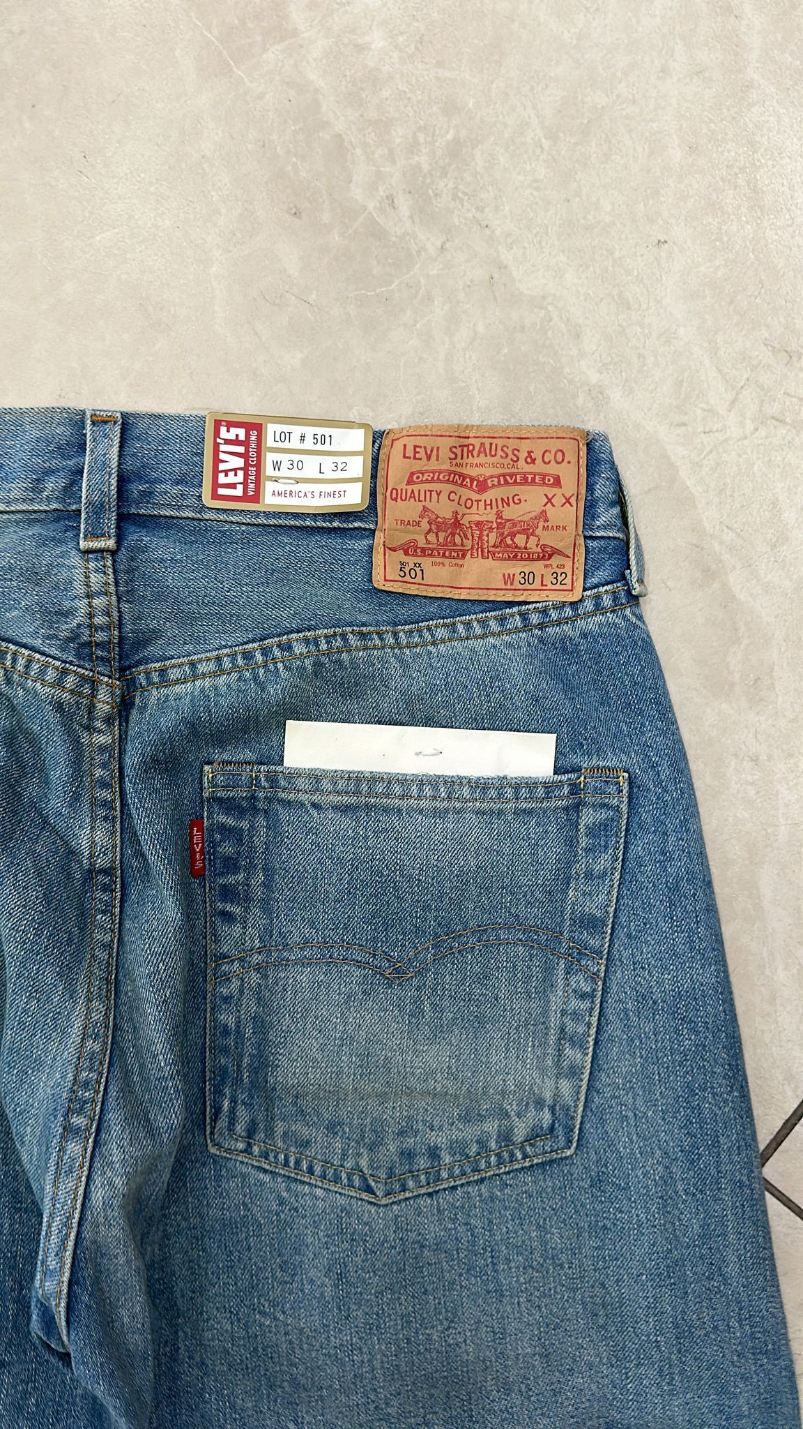 Levi's Vintage Clothing LVC Levi's Vintage Clothing 1966 501XX BigE Selvedge Jeans Size US 30 / EU 46 - 6 Thumbnail