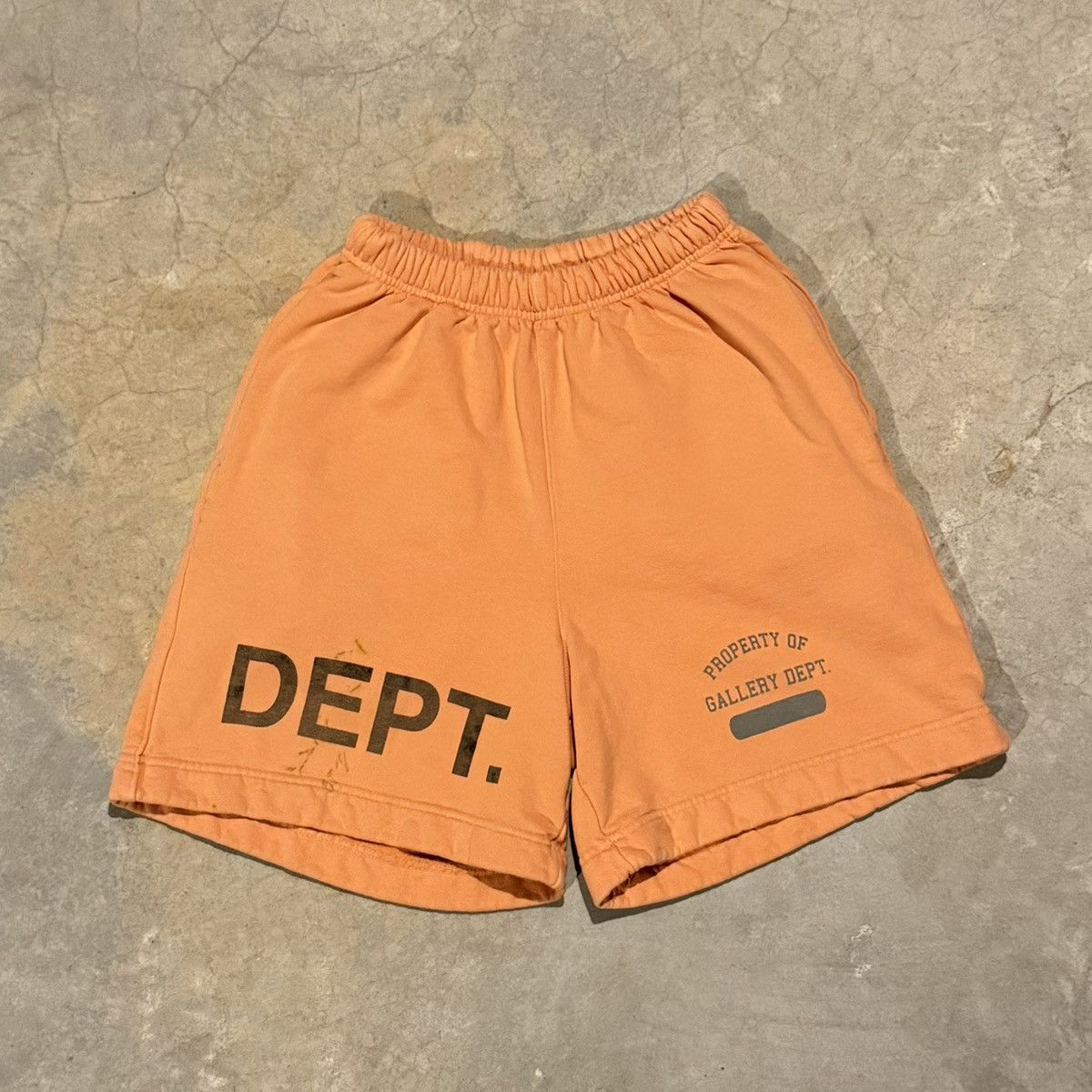 Gallery Dept. Gallery Dept G.I. Sweat Shorts Orange Distressed Size US 28 / EU 44 - 1 Thumbnail