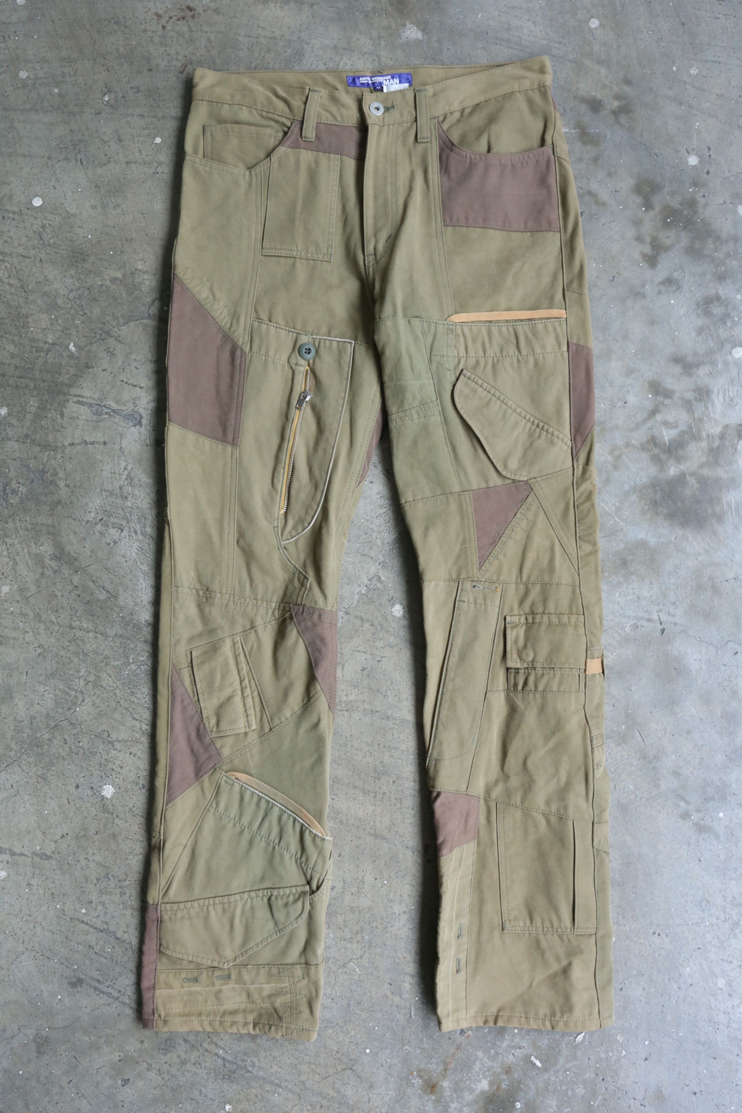 Junya Watanabe Junya Watanabe - F/W 06 - Deconstructed Cargo Pants Size US 30 / EU 46 - 3 Thumbnail