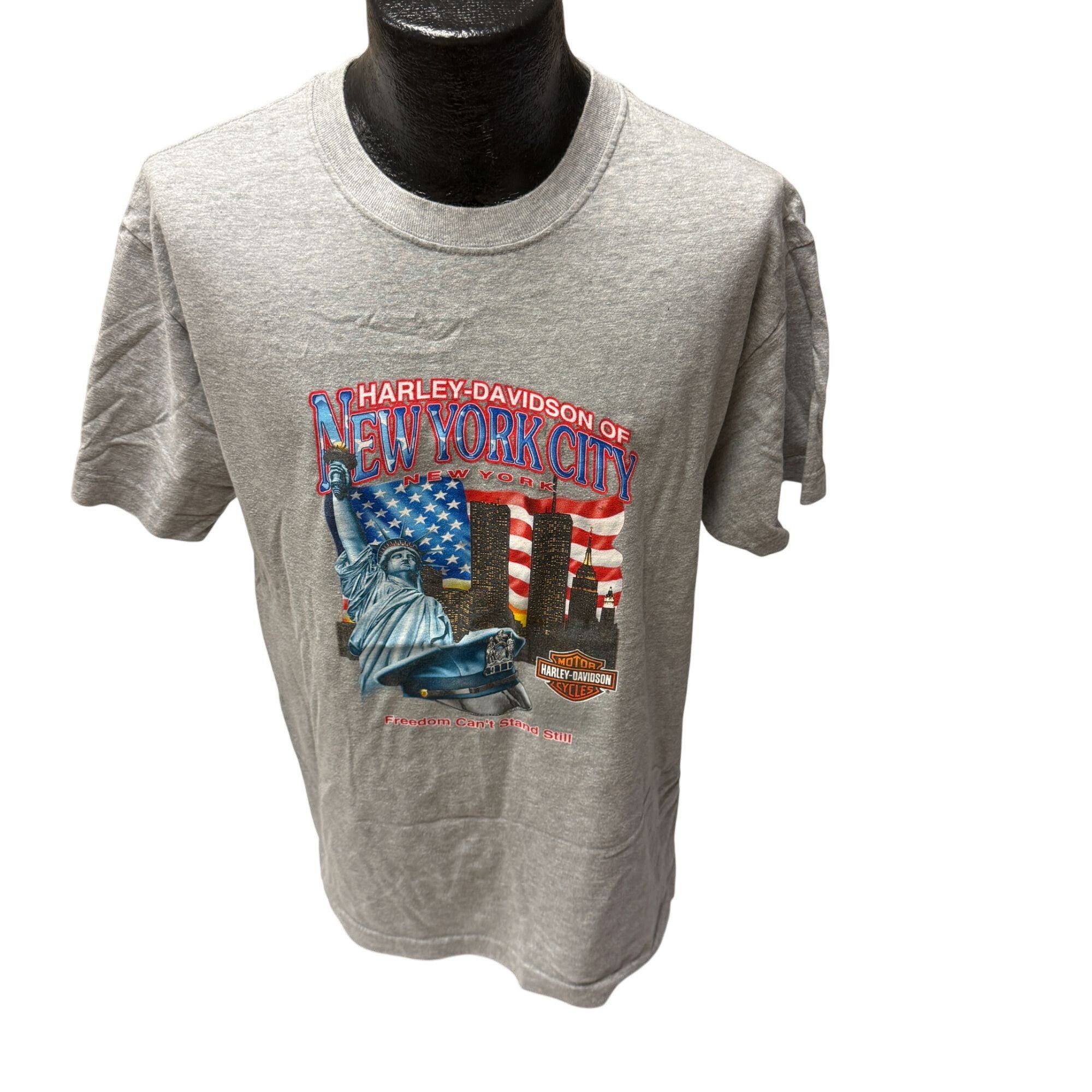Harley Davidson HARLEY DAVIDSON Motorcycle New York TWIN TOWERS Lady Liberty Size US L / EU 52-54 / 3 - 2 Thumbnail