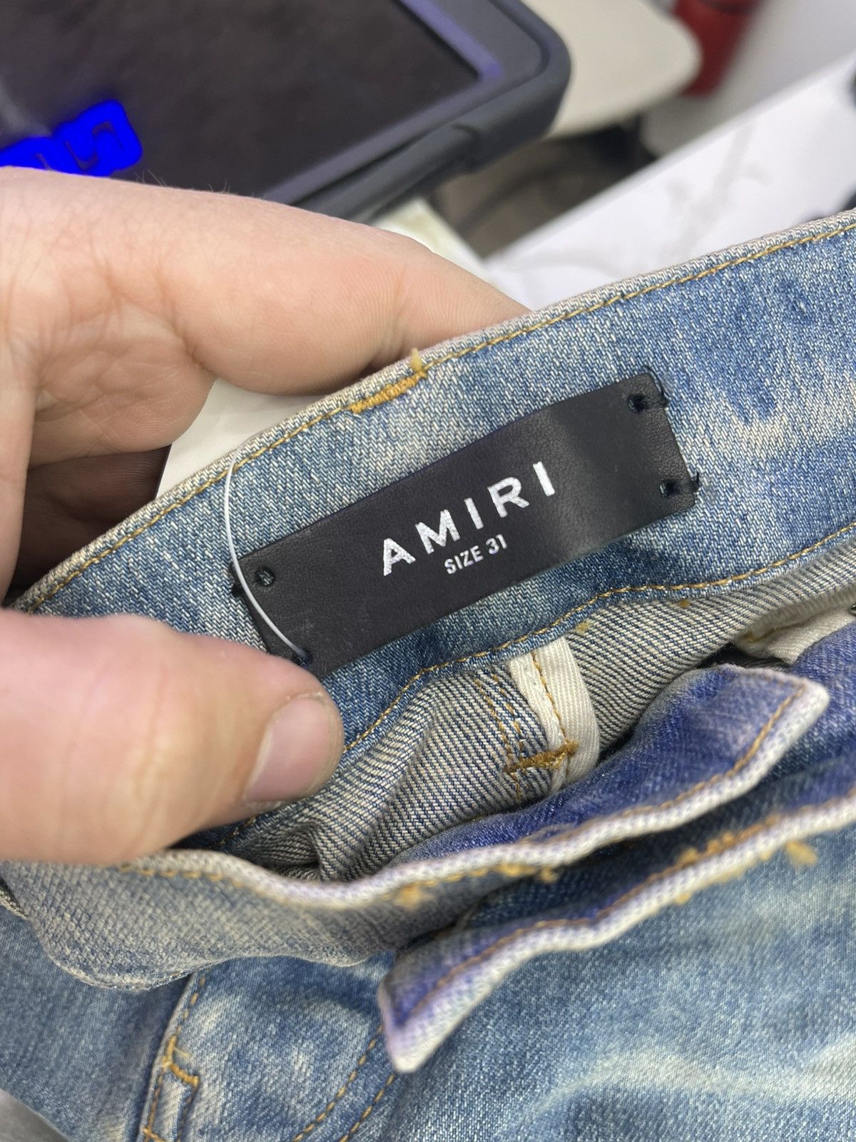 Amiri Amiri Wes Lang jeans Blue Size US 31 - 4 Thumbnail
