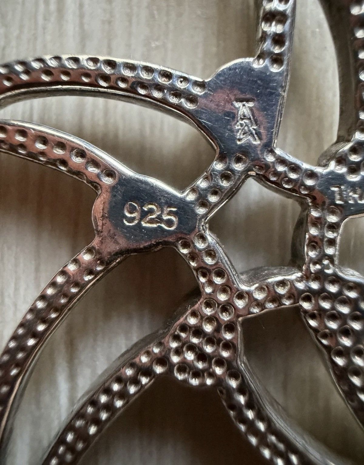 Vintage Vintage 925 Silver Starfish Knot Pendant Celtic Makers Mark Size ONE SIZE - 3 Thumbnail