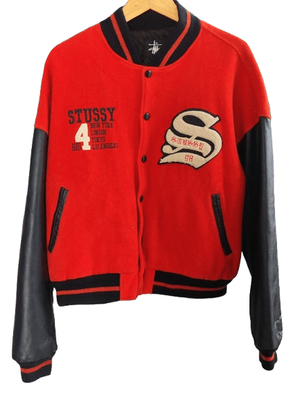 Stussy Stussy Vintage Big 4 Varsity Jacket Size US M / EU 48-50 / 2 - 1 Thumbnail