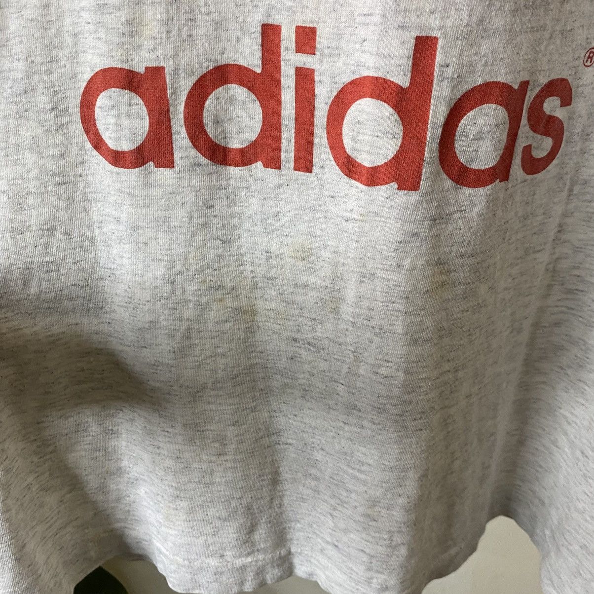 Adidas Vintage 90s Adidas Trefoil Big Logo Double Sided Graphic Size US M / EU 48-50 / 2 - 5 Thumbnail