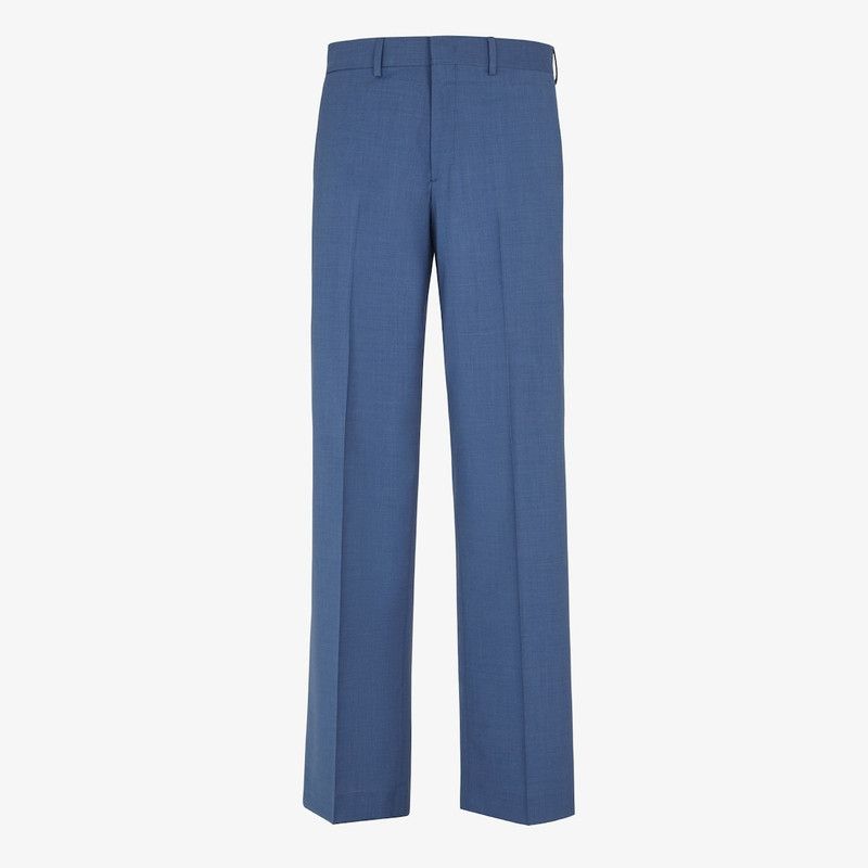 Fendi o1s1wg110226 Trouser in Blue Size US 32 / EU 48 - 1 Thumbnail