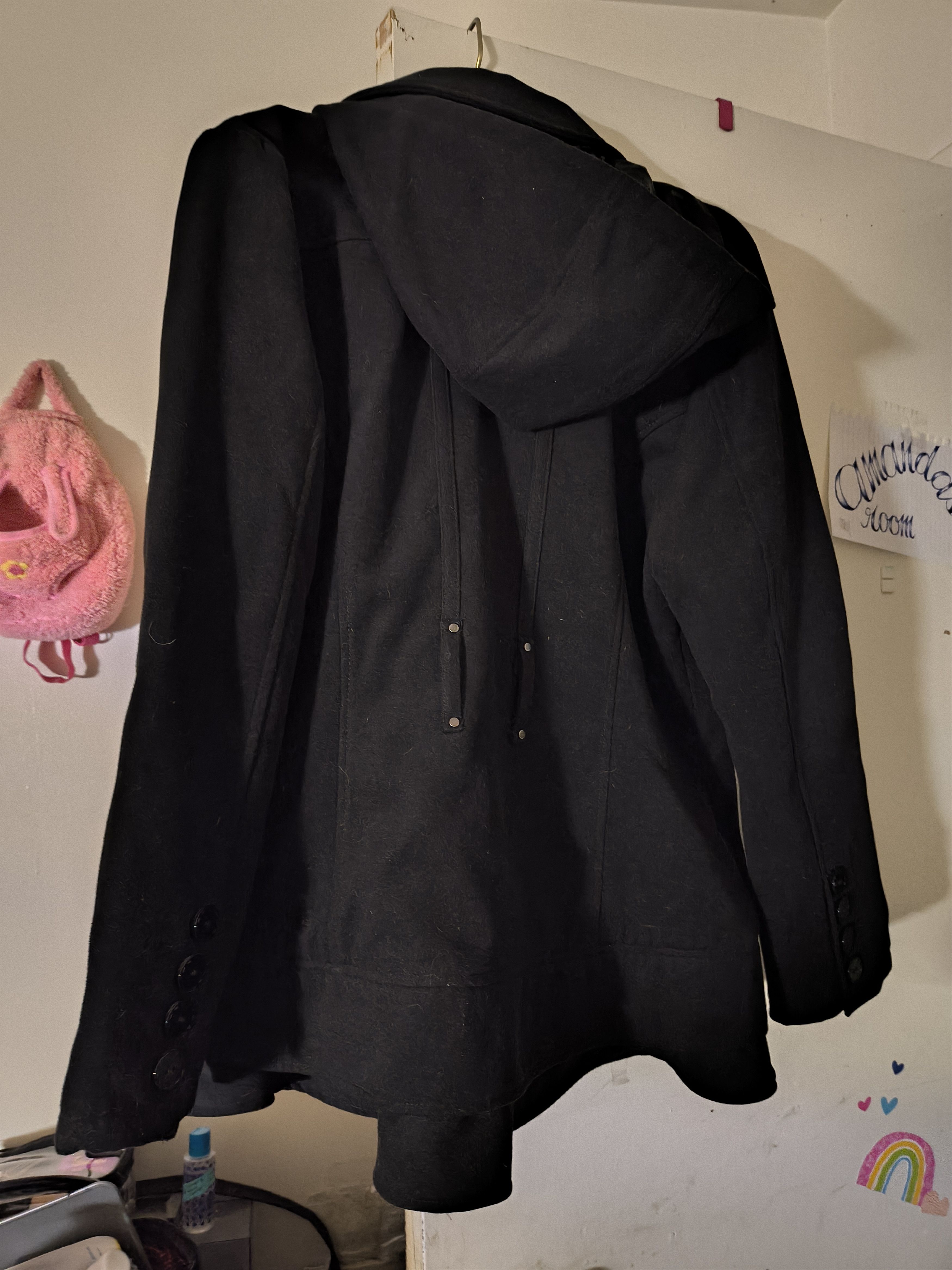 Other Celebrity pink hooded pea coat Size XXL / US 16-18 / IT 52-54 - 7 Thumbnail