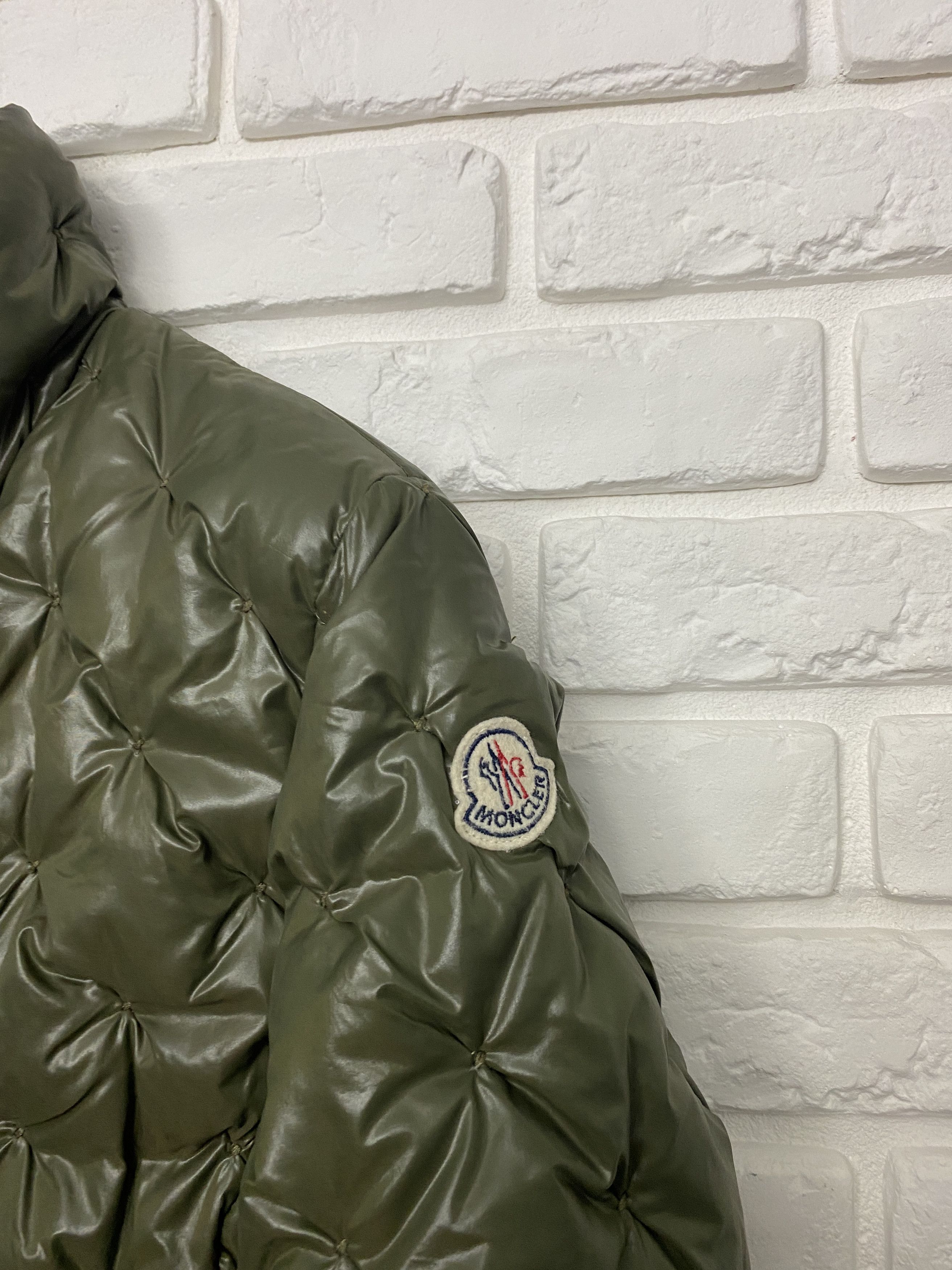Moncler Moncler Down Quilted Jacket Puffer Khaki Small Logo Size 2 Size M / US 6-8 / IT 42-44 - 4 Thumbnail