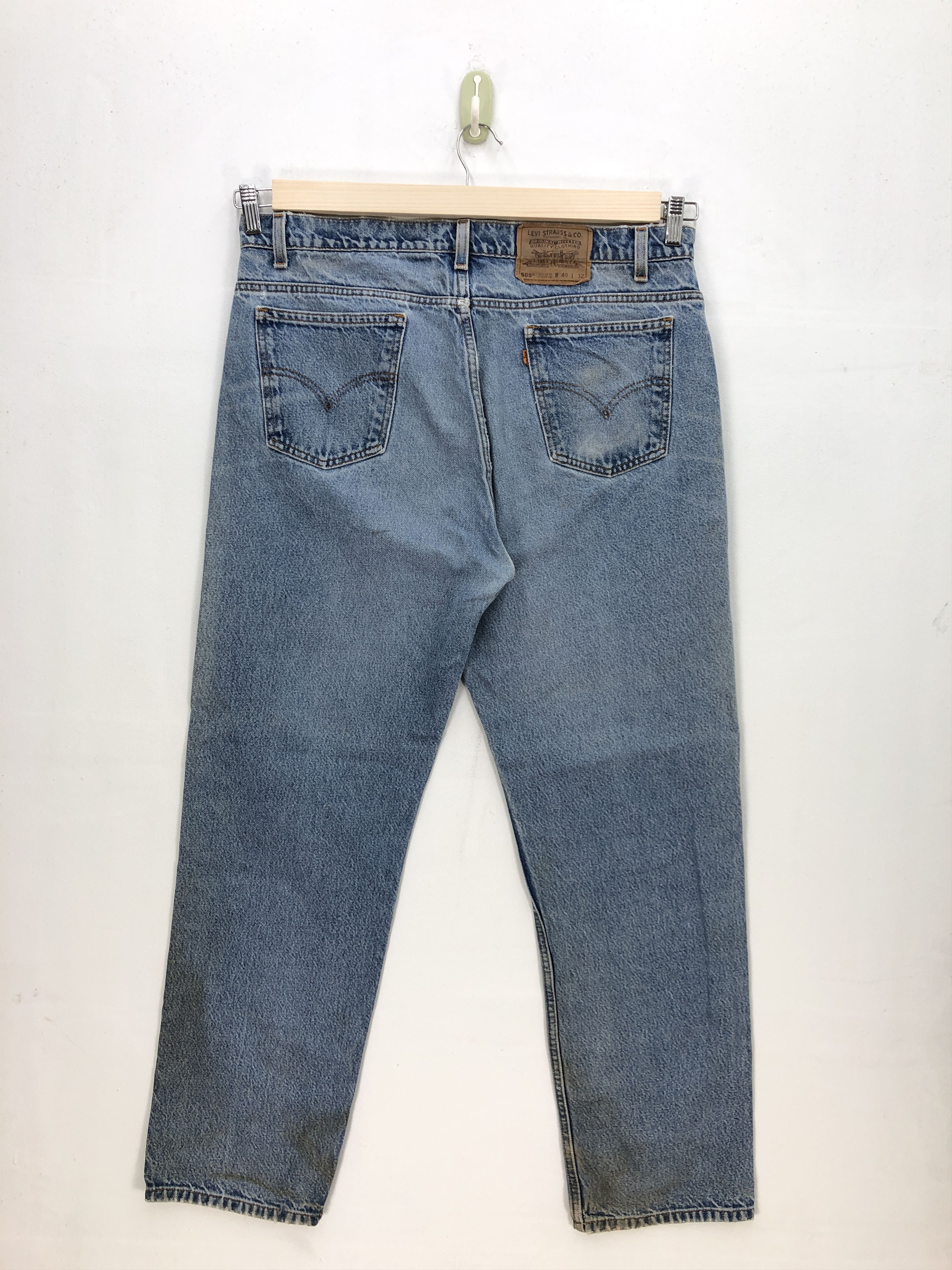Levi's Vintage Levis Orange Tab Jeans Dirty Levi's Light Wash Denim Size US 36 / EU 52 - 2 Thumbnail