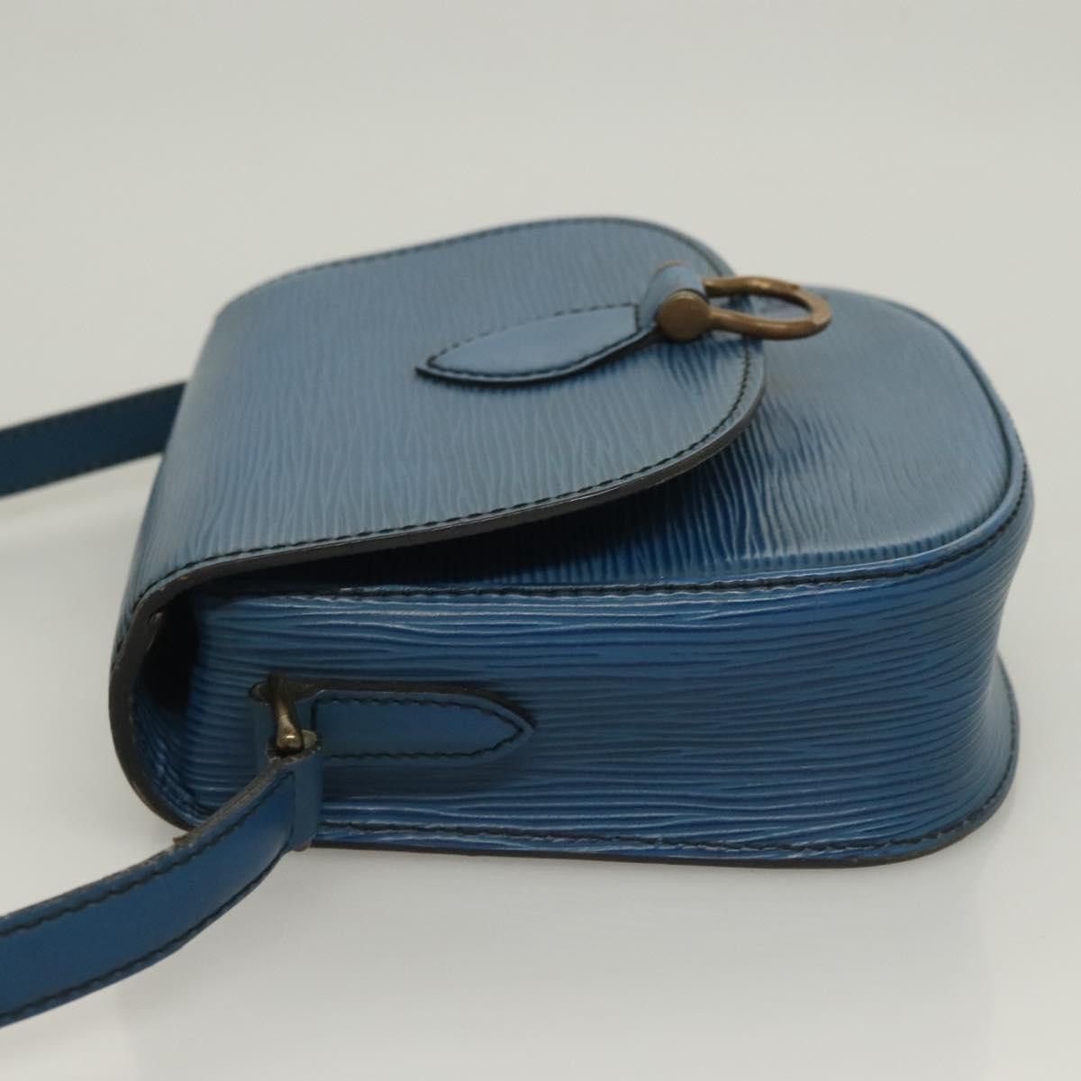 Louis Vuitton LOUIS VUITTON Epi Saint Cloud PM Shoulder Bag Blue M52195 Size ONE SIZE - 4 Thumbnail