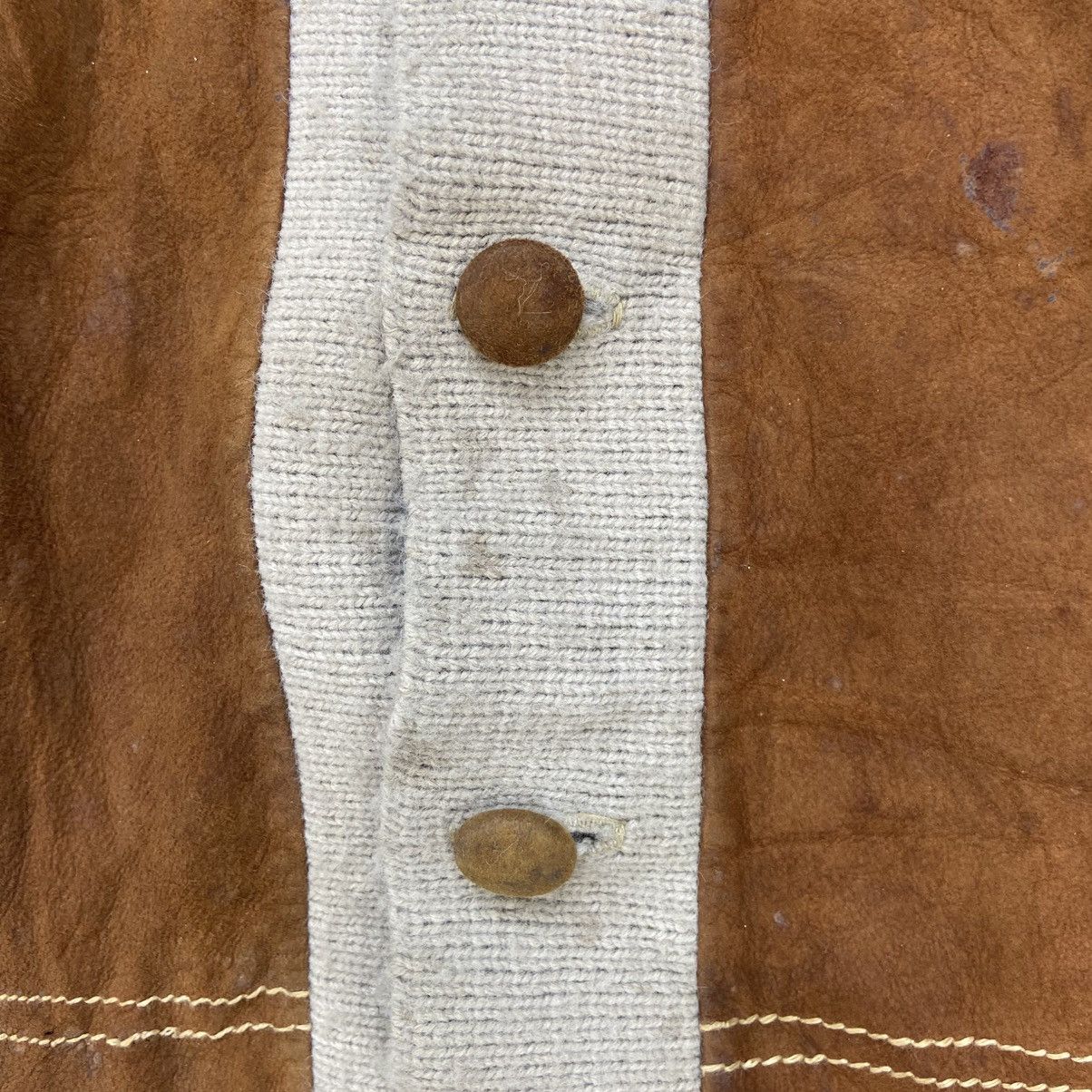 Leather × Vintage Vintage 60s Campus Made in USA Leather + Knitwear Jacket Size US S / EU 44-46 / 1 - 25 Thumbnail