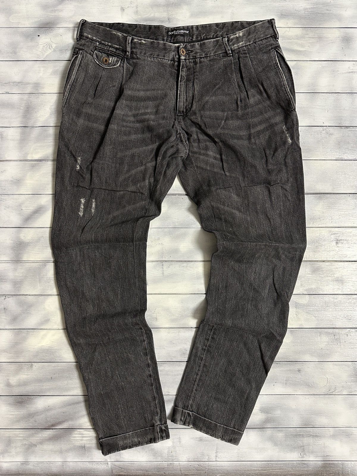 Dolce & Gabbana Rare Luxury Dolce&Gabbana Pants Denim Jeans Size US 34 / EU 50 - 1 Thumbnail