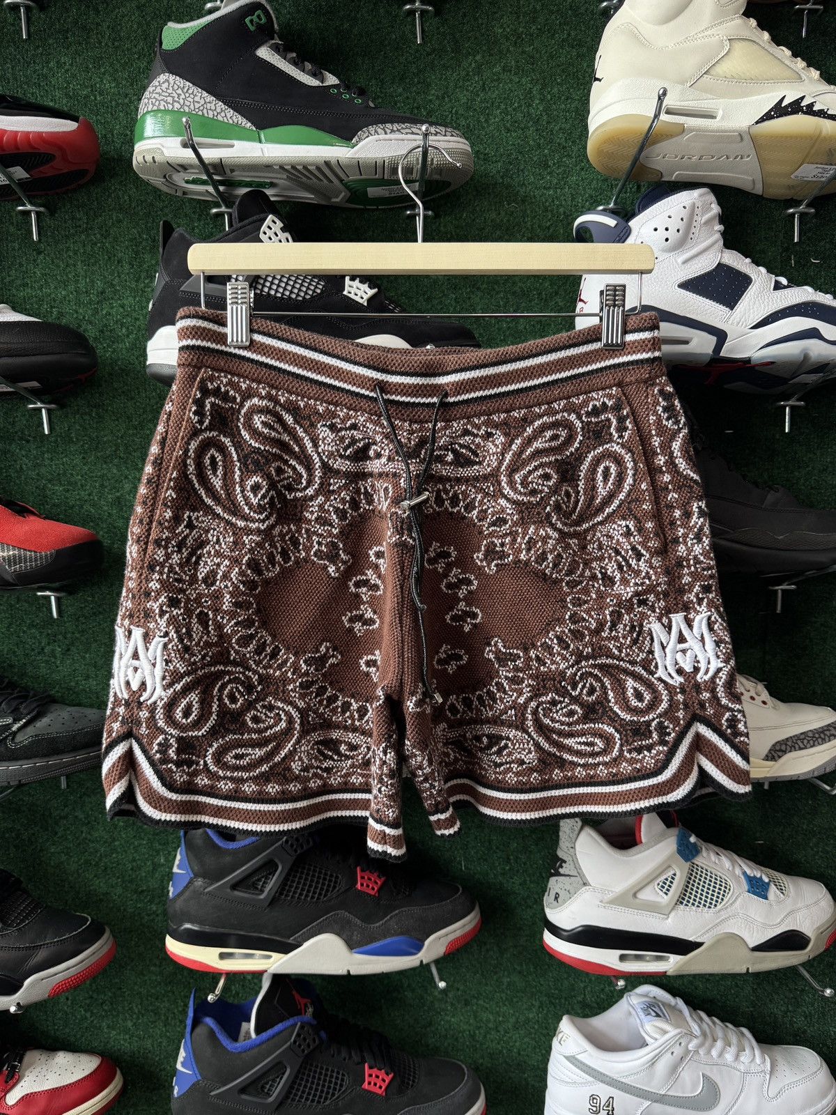 Amiri Amiri Bandana Brown Shorts Size US 30 / EU 46 - 1 Thumbnail