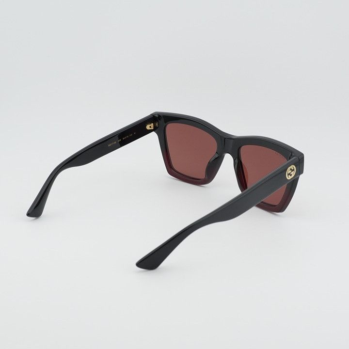 Gucci Gucci GG1714S 009 Sunglasses Black / Red Square Frame Size ONE SIZE - 11 Thumbnail