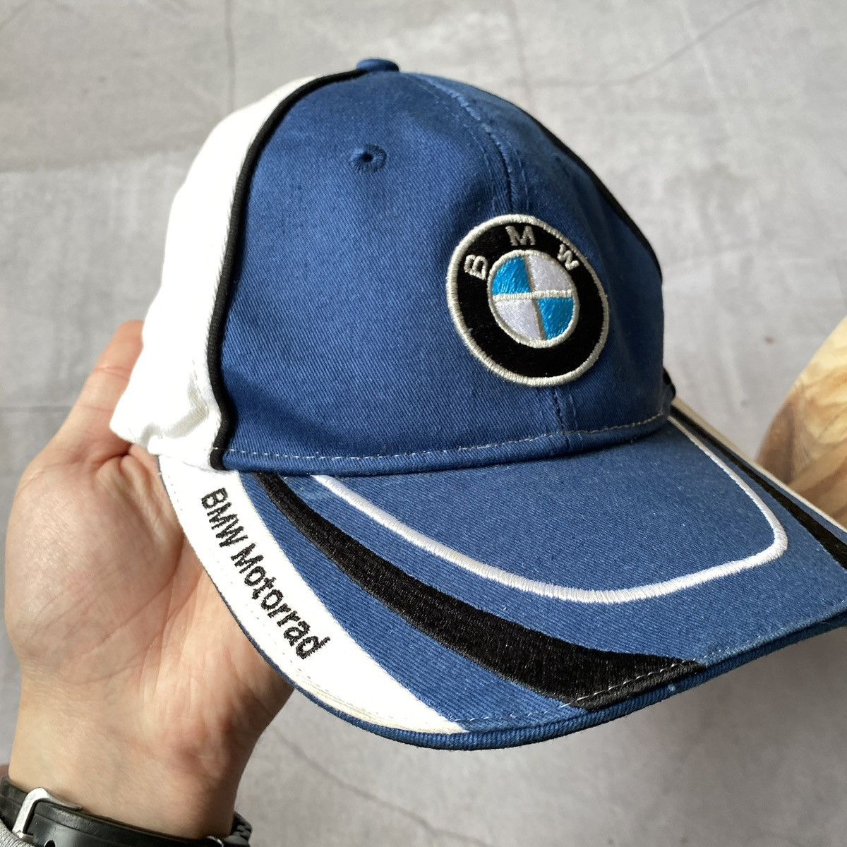 Vintage Rare BMW Motorrad F1 Team Racing Cap Formula One NASCAR Top Size ONE SIZE - 2 Thumbnail