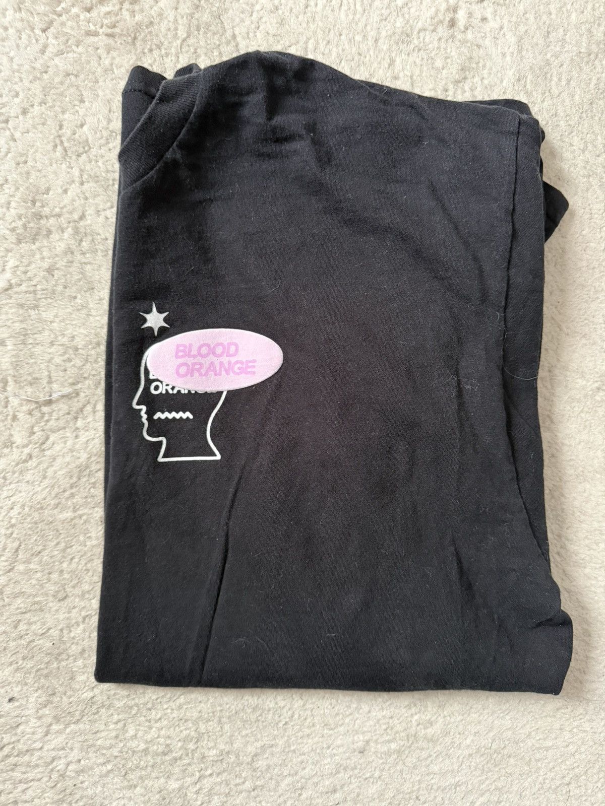 T-shirt Brain Dead Orange Sang – Taille L, Neuf Avec étiquettes, Design "We Are One" Par Dev Hynes