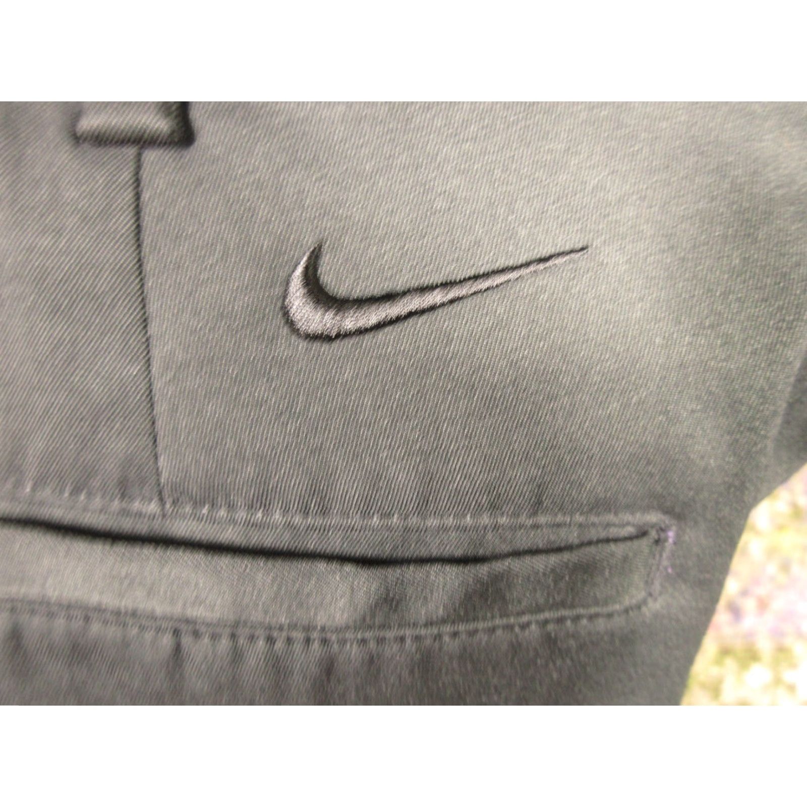 Nike Nike Golf Pants Mens Regular 32x32 Black Flat Front Dri-Fit Quick Dry Stretch Chino Athletic" Size US 32 / EU 48 - 6 Thumbnail