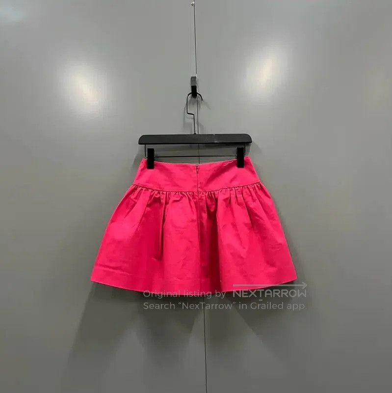 Valentino Valentino Pink Cotton Mini Skirt for Summer . Size 26" / US 2 / IT 38 - 2 Thumbnail