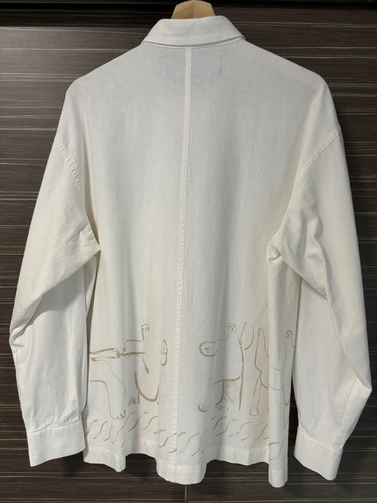 Jacquemus Jacquemus Beige Cotton Shirt Size US M / EU 48-50 / 2 - 2 Thumbnail