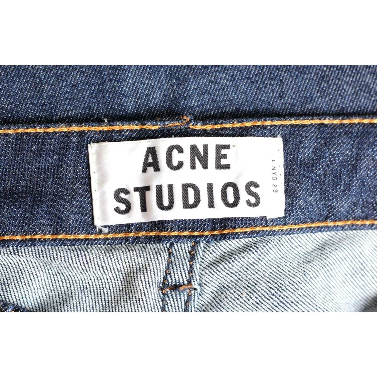 Acne Studios ACNE STUDIOS FLEX S RAW Jeans Women Size W25 L34 Slim Skinny Fit DZ5052 Blue Denim 5-Pocket Stretch Shoes? Size 42" / US 20 - 5 Thumbnail