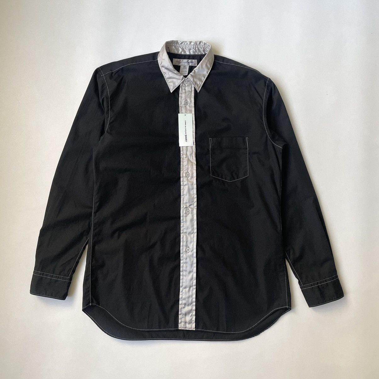 Comme des Garcons Contrast Stitch Front Stripe Shirt Size US L / EU 52-54 / 3 - 15 Thumbnail