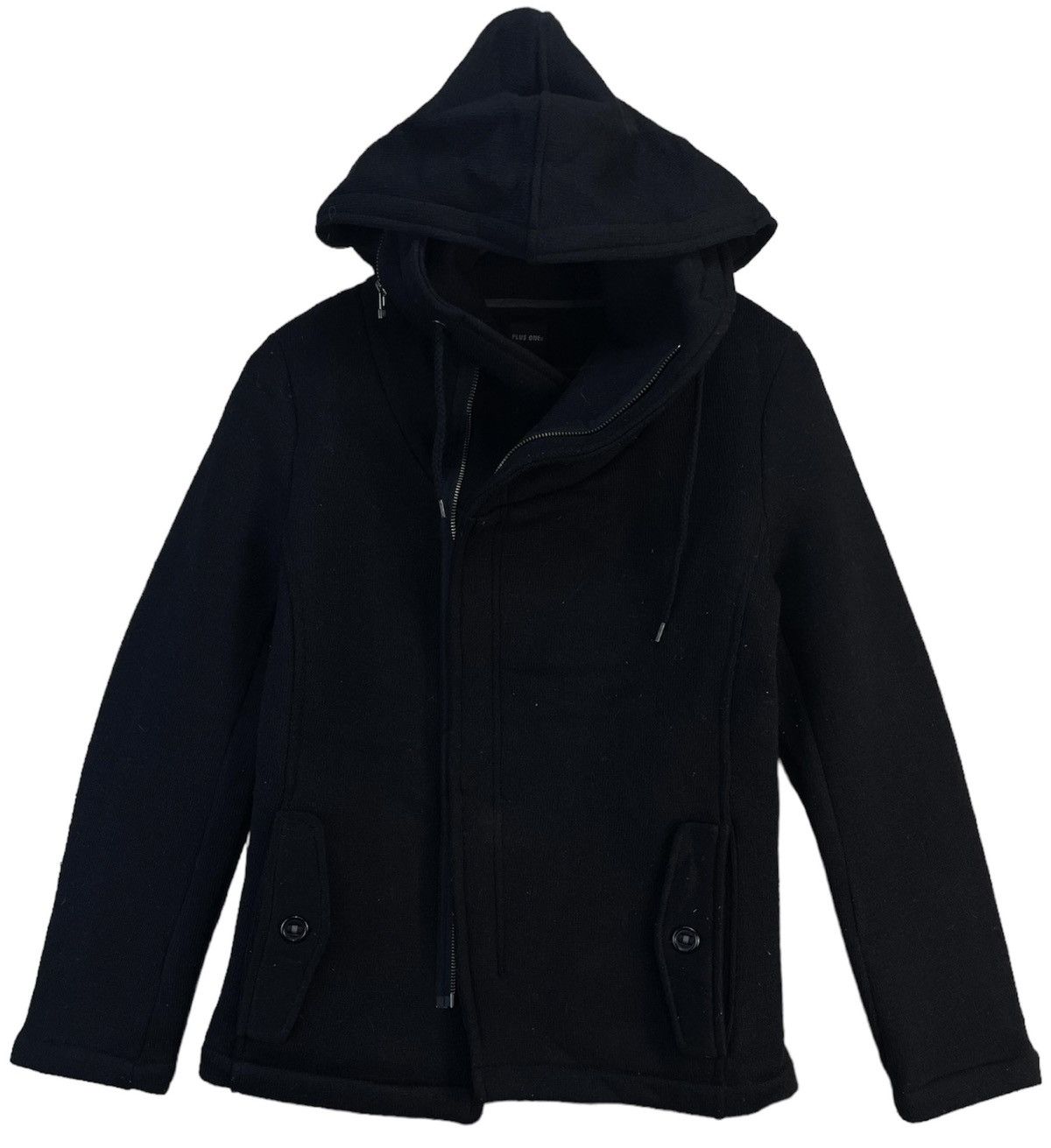 Plus One Clothing Vintage Plus One Sweater With Hoodie Zipper Size US S / EU 44-46 / 1 - 1 Thumbnail