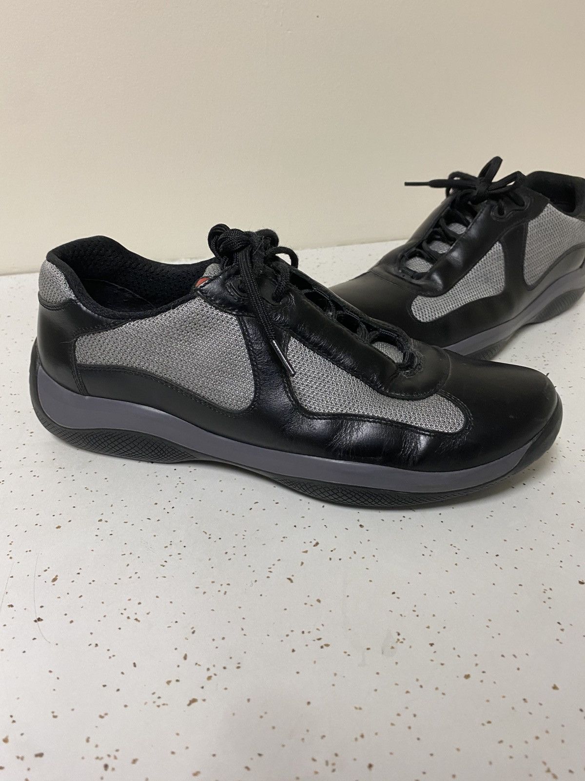 Prada Prada Americas Cup Sneakers Shoes Black Grey Size US 10 / EU 43 - 5 Thumbnail