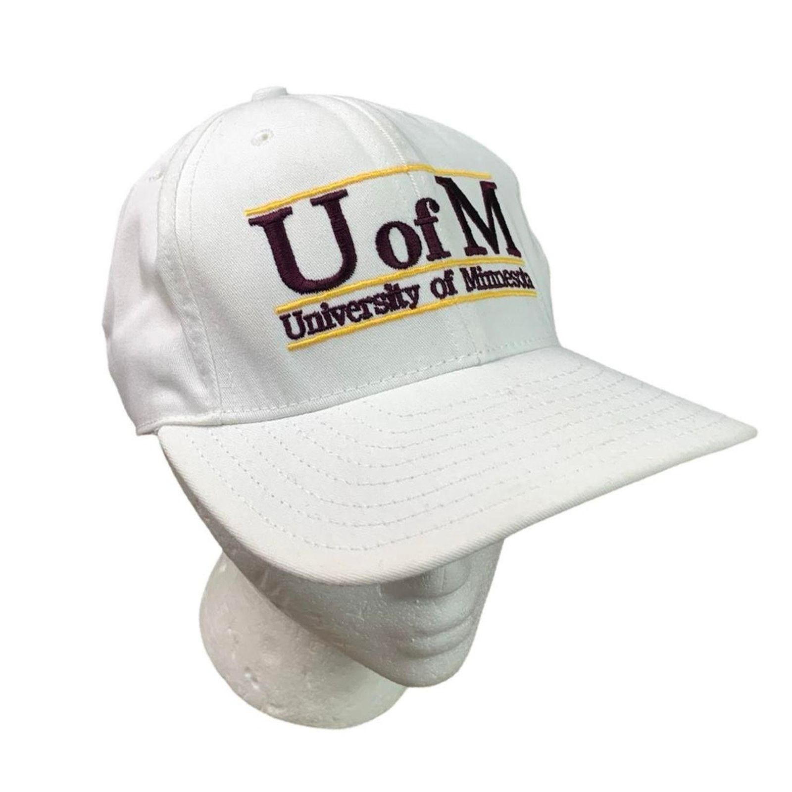 Vintage 90s University of Minnesota Embroidered Snapback Hat Size ONE SIZE - 1 Thumbnail