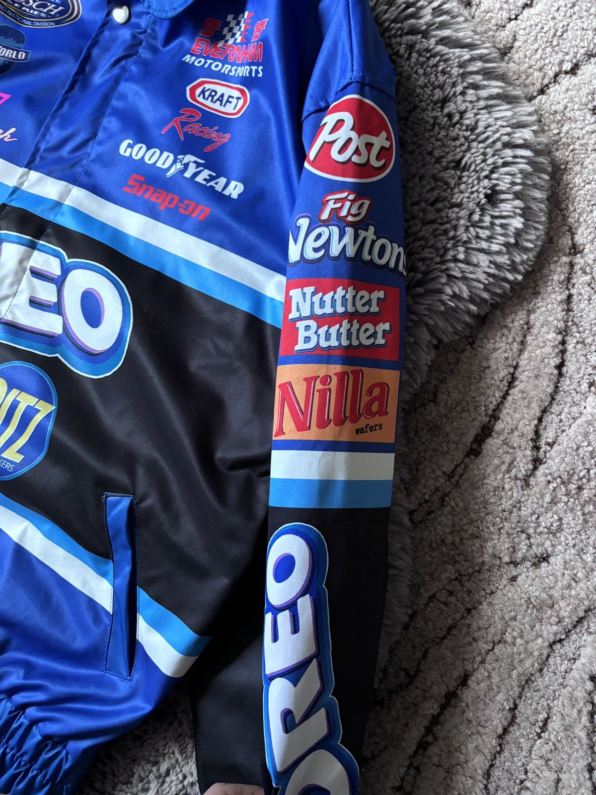 Formula 1 × NASCAR Nascar Oreo Vintage Formula 1 Racing Blue Jacket Size US M / EU 48-50 / 2 - 7 Thumbnail