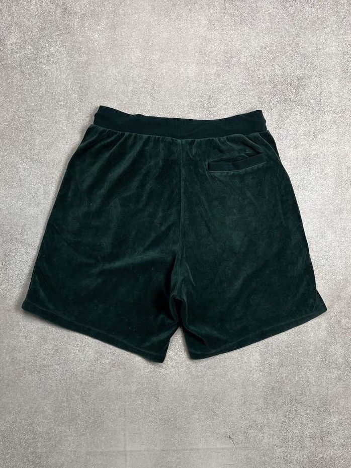 Diesel × Vintage Vintage Diesel Loungewear Green Velour Shorts Y2K M Size US 32 / EU 48 - 3 Thumbnail