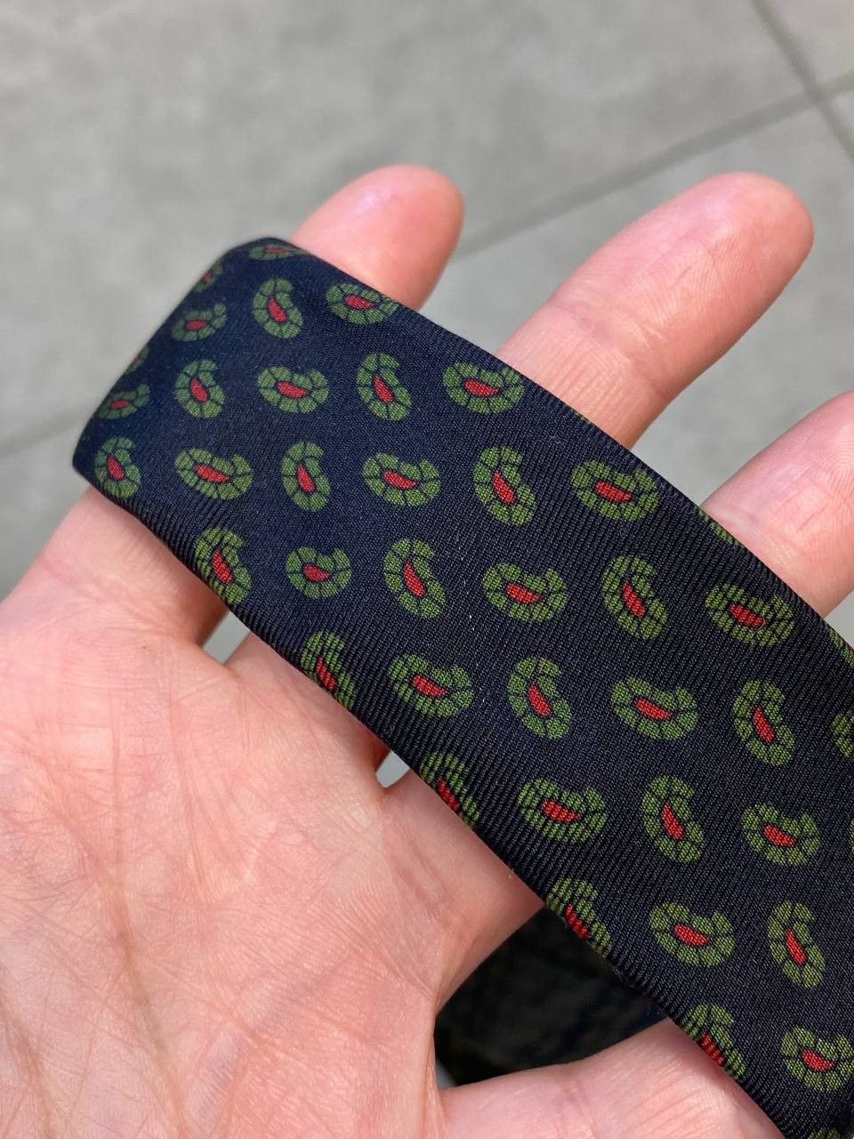 Polo Ralph Lauren Polo Ralph Lauren PRL Hand Made Parsley Silk Tie Size ONE SIZE - 10 Thumbnail