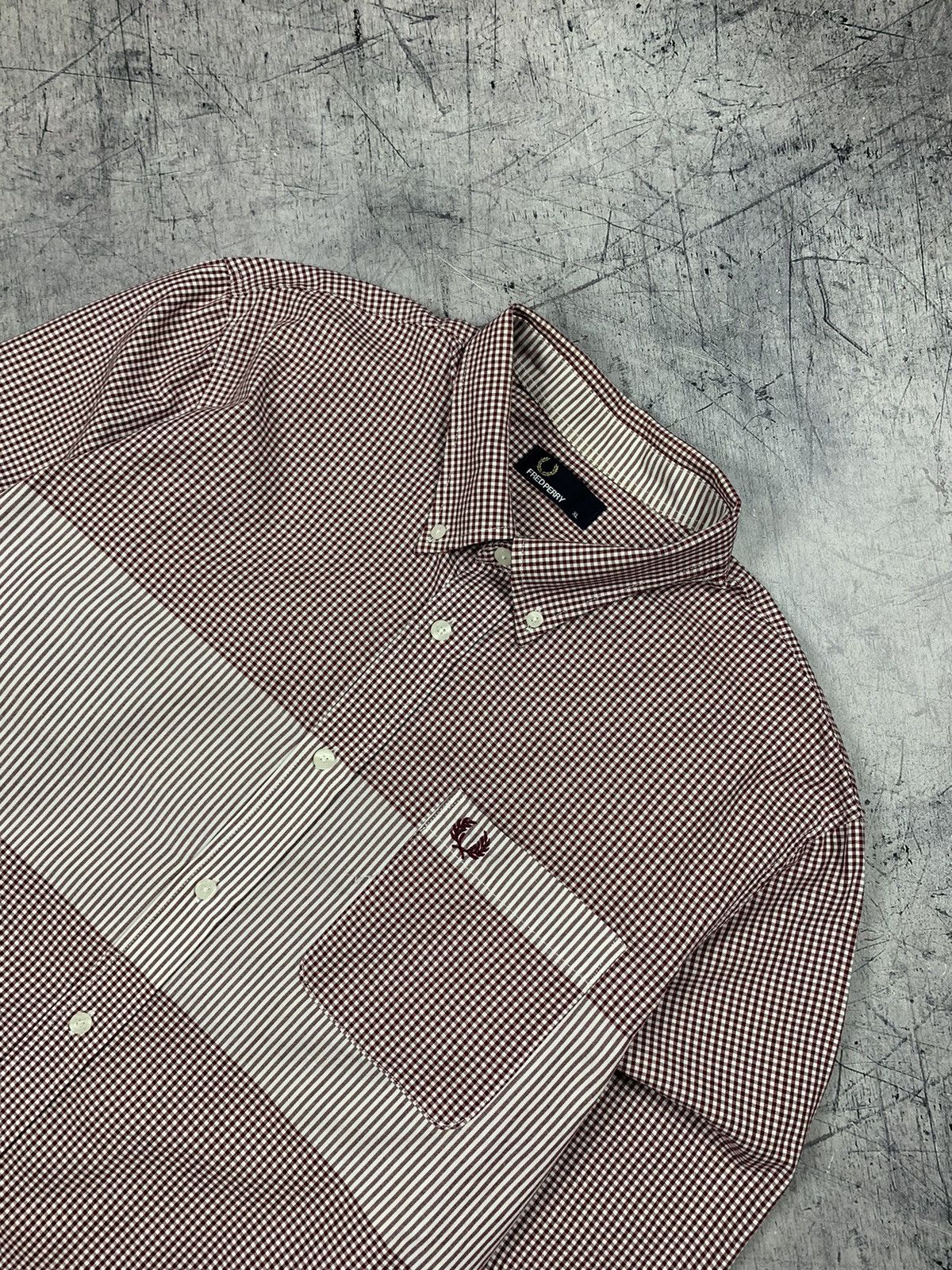 Fred Perry Fred Perry Checkered Striped Shirt designer casual Size US XL / EU 56 / 4 - 2 Thumbnail