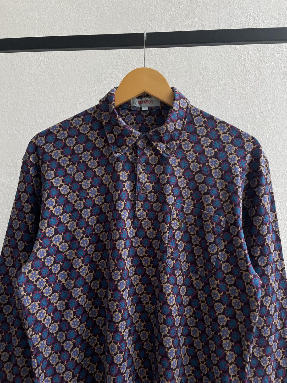 Kenzo Vintage Kenzo Golf Longsleeve Polo Shirts Size US L / EU 52-54 / 3 - 4 Thumbnail