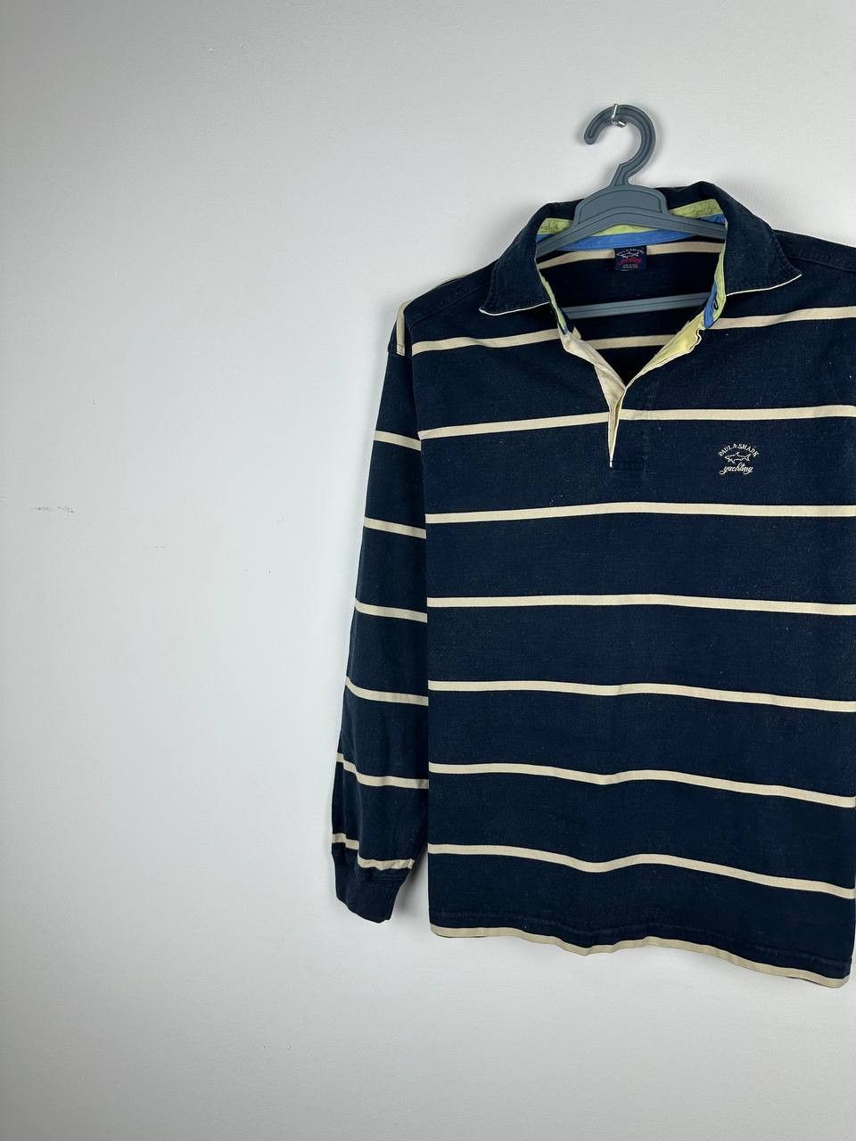 Paul & Shark × Vintage Vintage Paul & Shark Striped Polo Long Sleeve Sailing 90’s Size US L / EU 52-54 / 3 - 2 Thumbnail