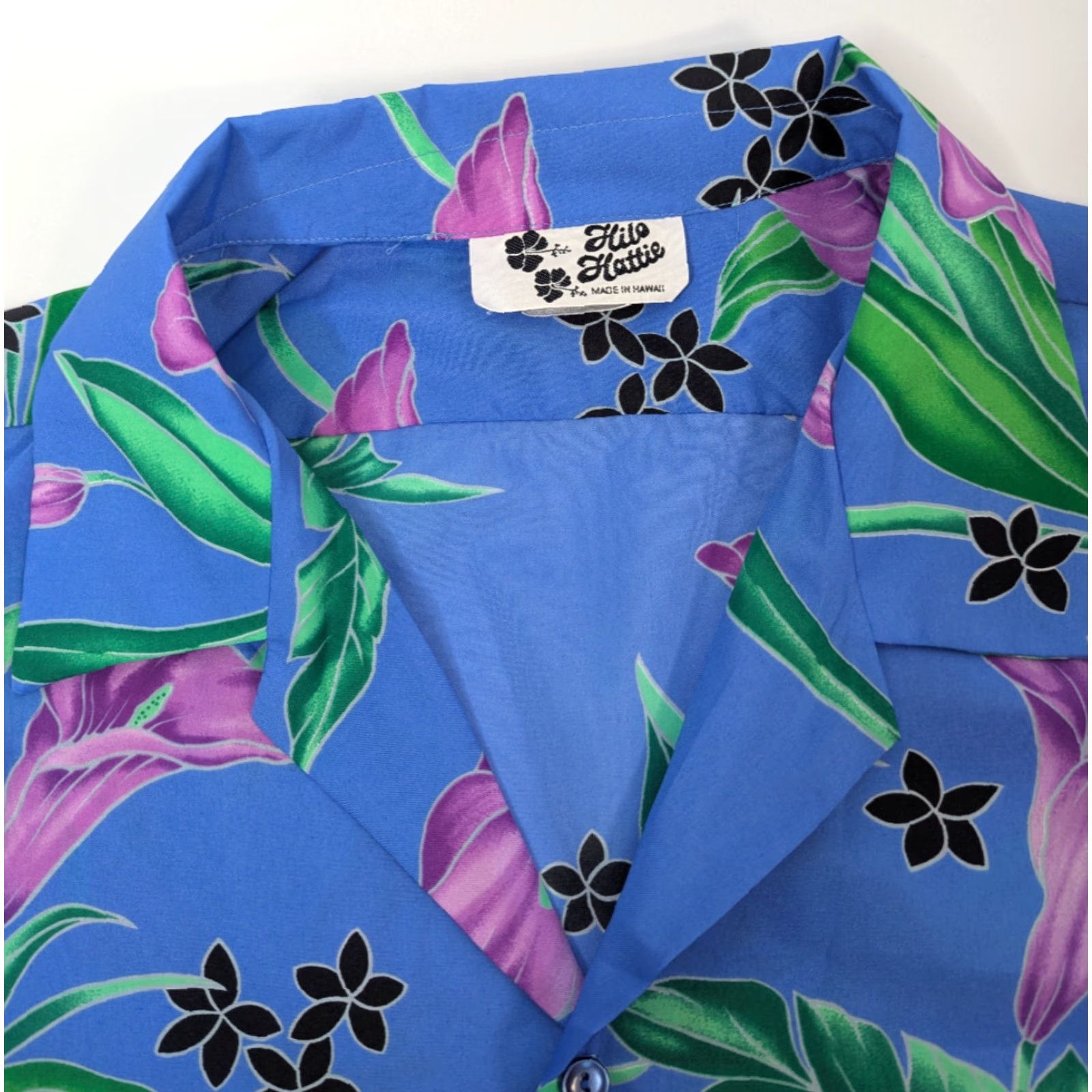 Hilo Hattie VINTAGE Hilo Hattie Hawaiian Shirt Mens 4XL Floral Aloha Hippie Polyester Shirt Size US XXL / EU 58 / 5 - 7 Thumbnail
