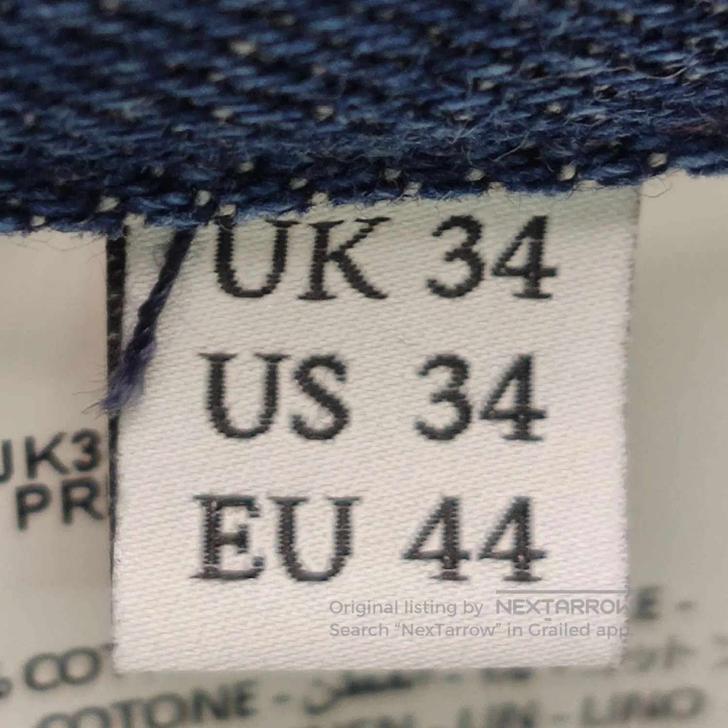 JW Anderson J.W.Anderson XS Cotton Colorblock Logo Denim Jacket. Size US XS / EU 42 / 0 - 6 Thumbnail
