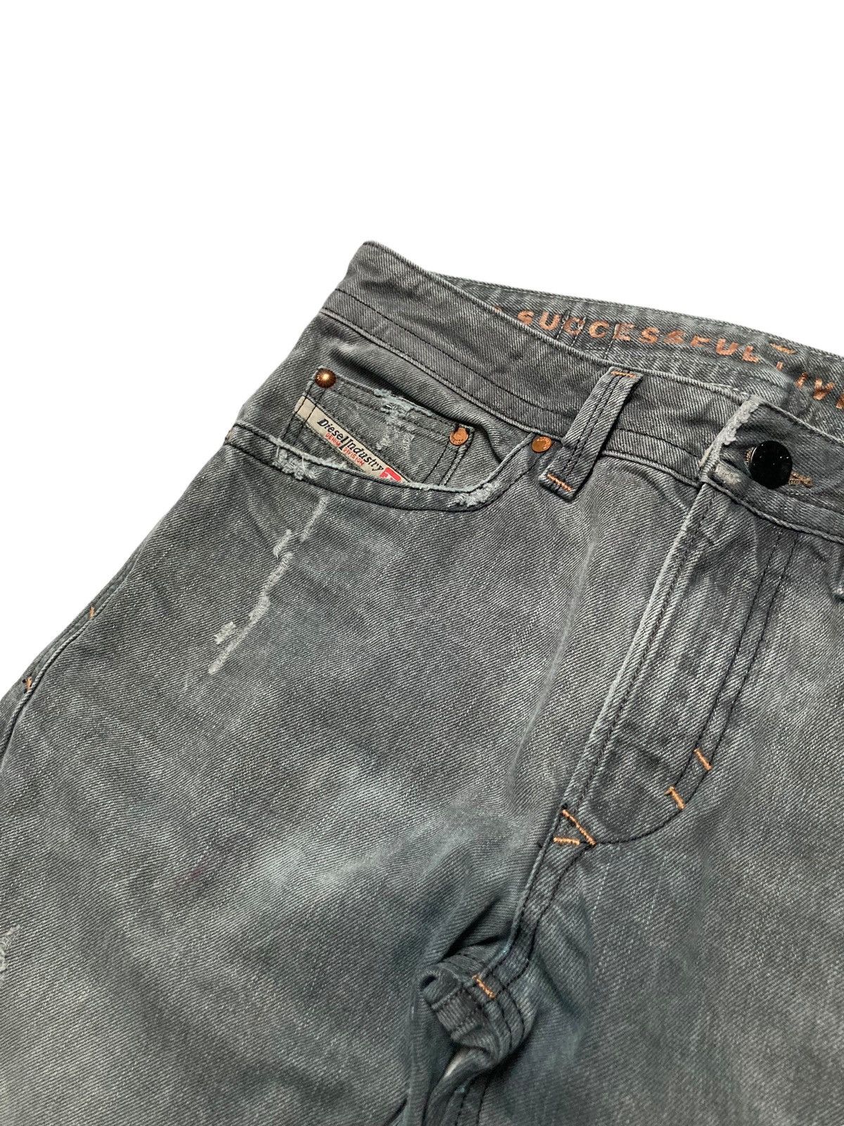 Diesel × Japanese Brand Vintage y2k Diesel Jeans Distressed Denim Faded Washed Size US 28 / EU 44 - 4 Thumbnail