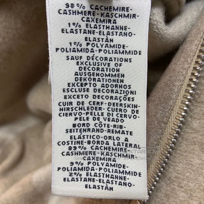 Hermes Hermes Elephant gray cashmere patch leather coat Size XXS / US 00 / IT 34 - 5 Thumbnail