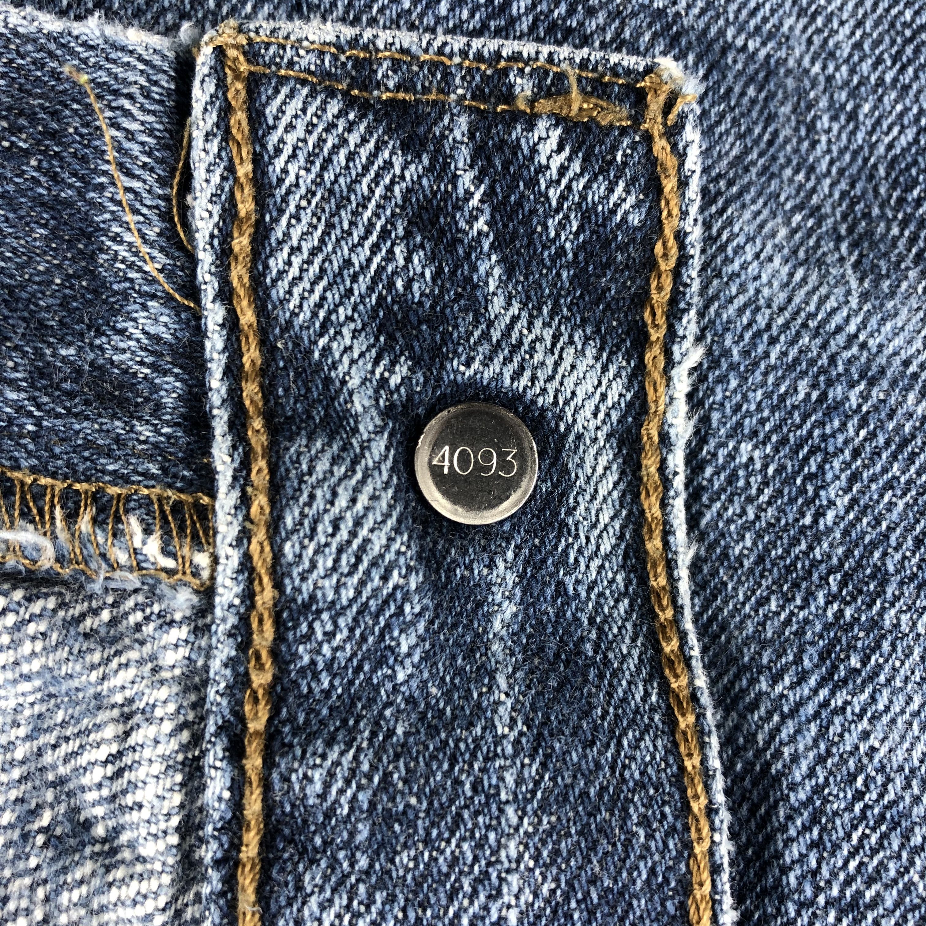 Levi's Vintage Blue Wash Levis 501 Jeans-JM1330 Size US 42 / EU 58 - 10 Thumbnail