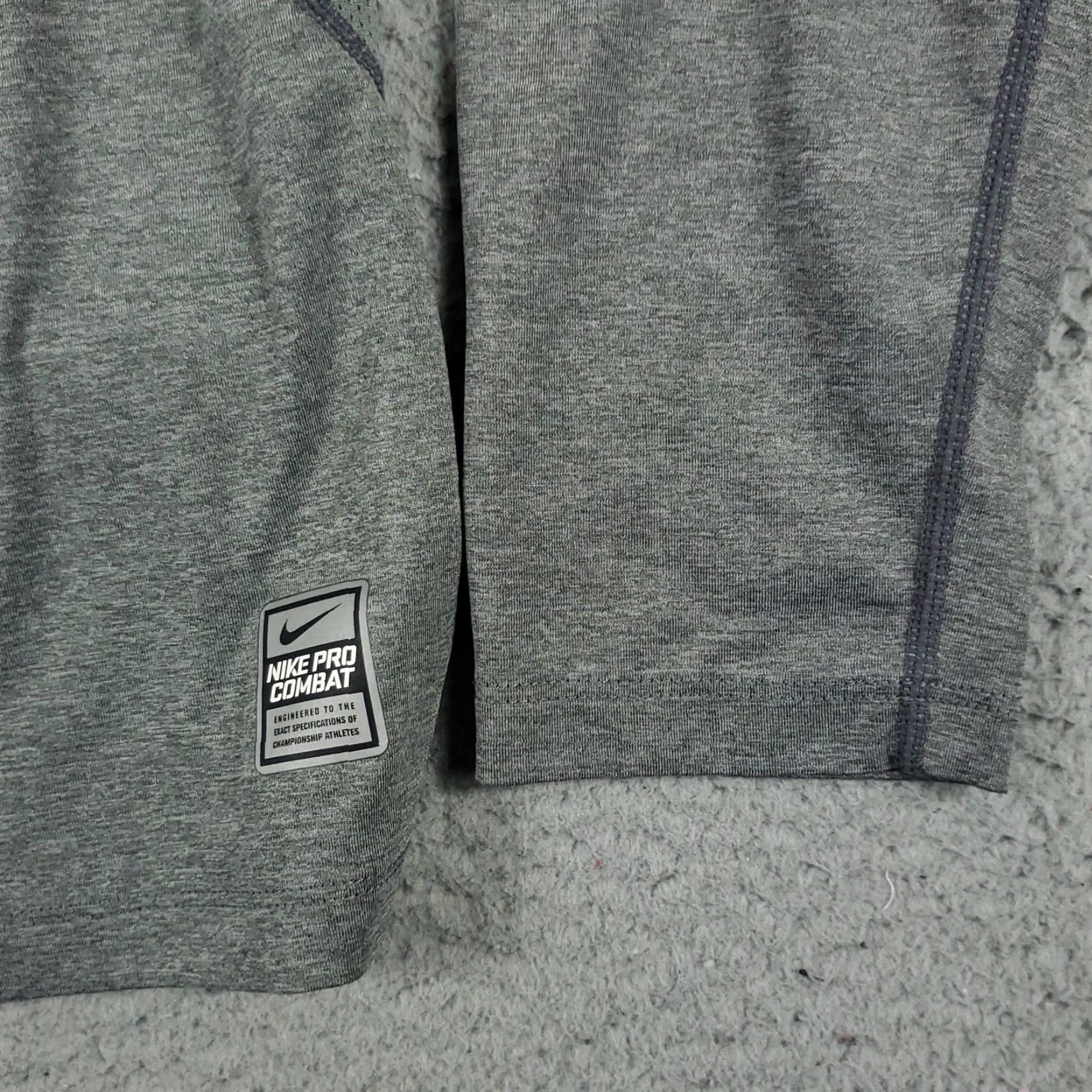 Nike Nike Pro Combat Shirt Mens Small Gray Dri-Fit Long Sleeve Shirt Sports Nike Size US S / EU 44-46 / 1 - 5 Thumbnail