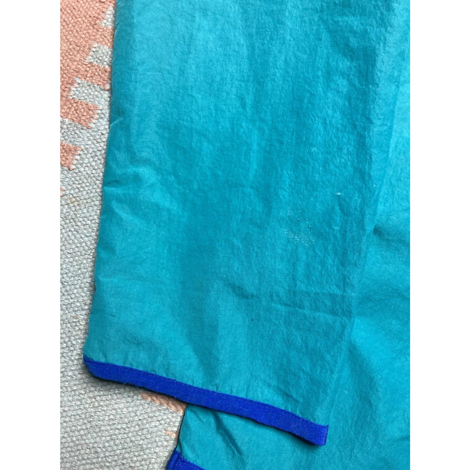 Altea VINTAGE 80s Anorak Windbreaker Jacket Pullover Half Zip Teal Blue Adult XL Jacket Mens Windbreaker 80s Size US XL / EU 56 / 4 - 7 Thumbnail