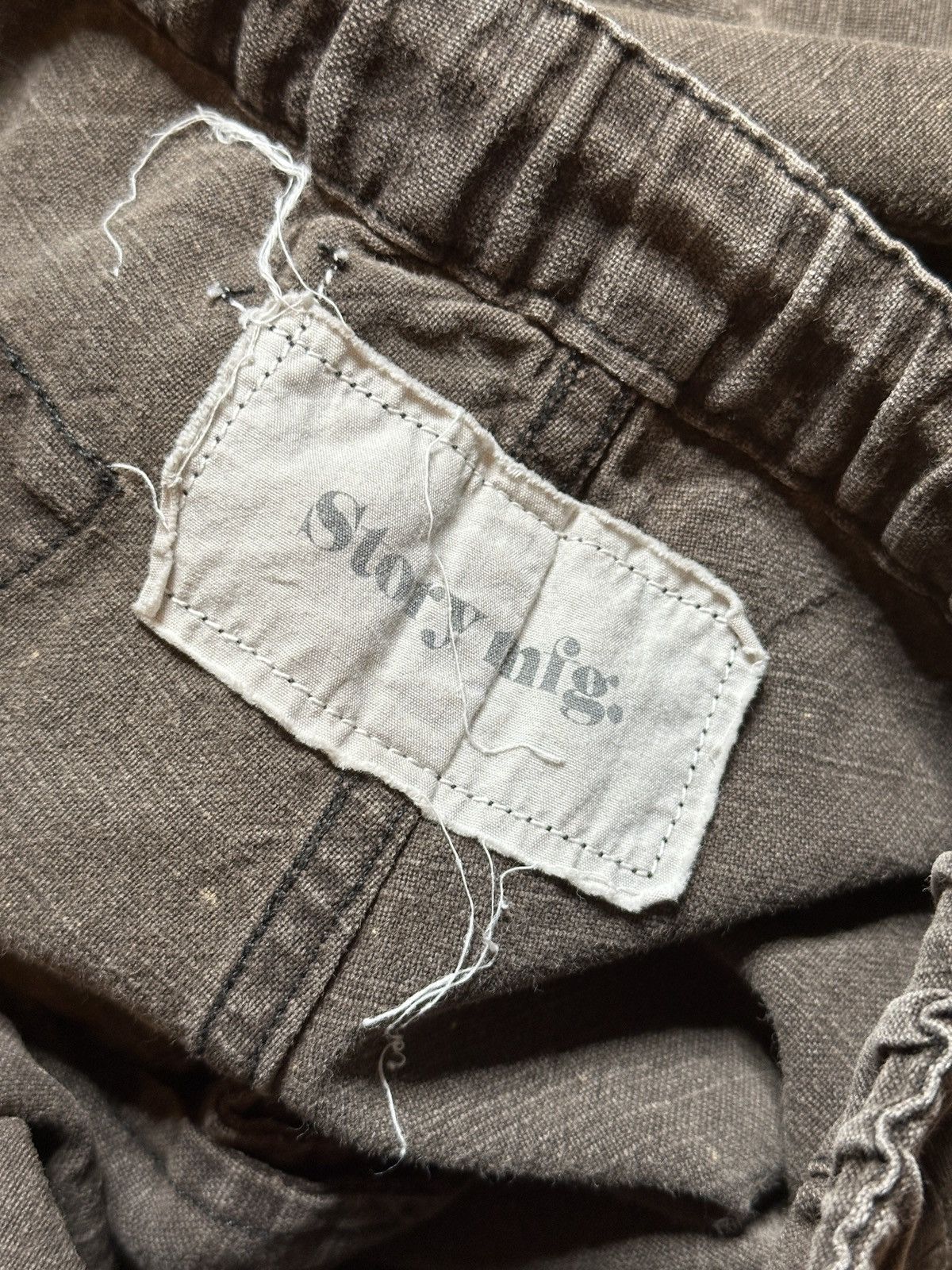 Story Mfg. Story mfg. Peace Pants - Black Slub Size US 30 / EU 46 - 8 Thumbnail