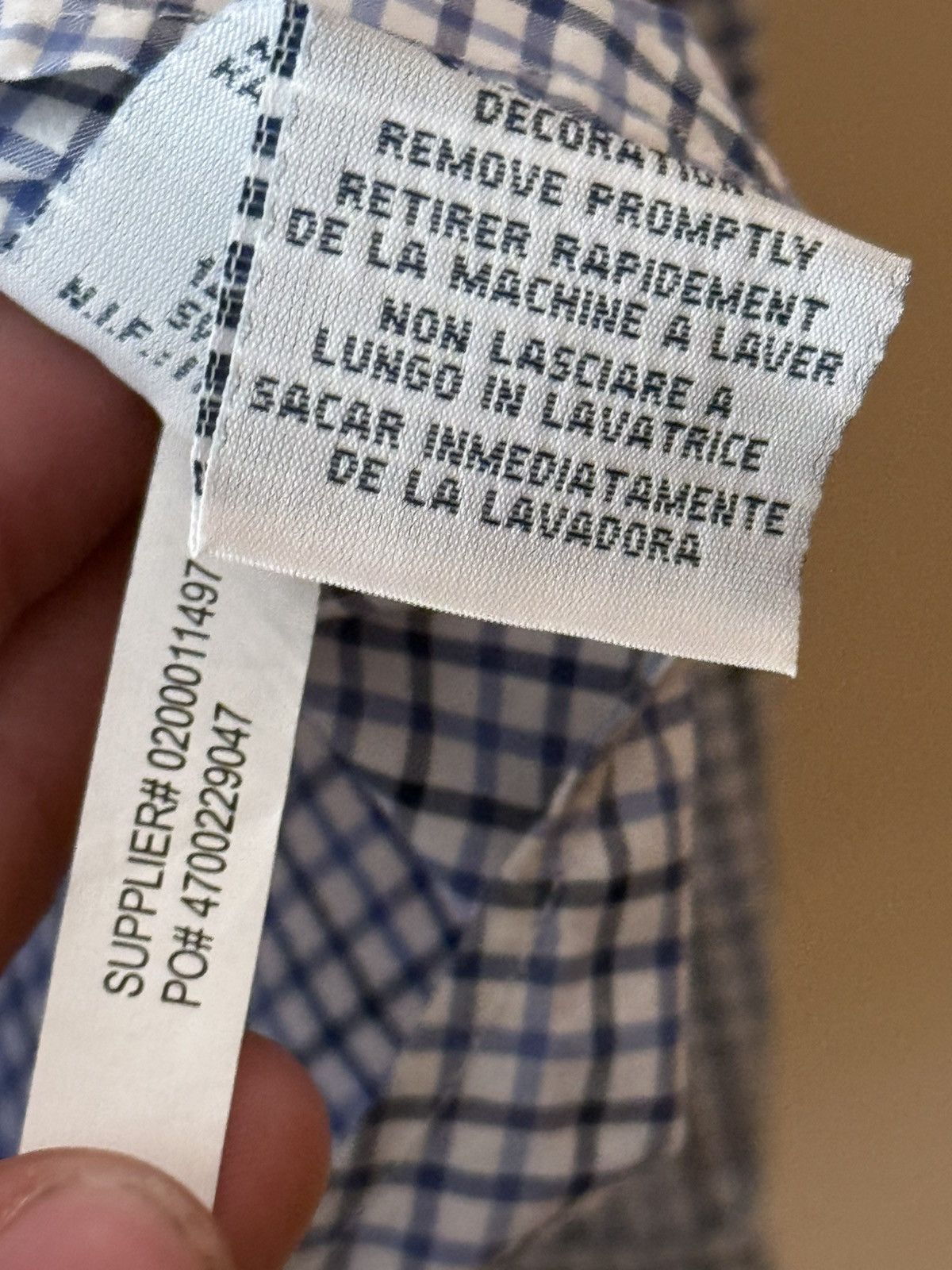 Polo Ralph Lauren Polo Ralph Lauren Shirt L Size Men’s Checked Blue Size US L / EU 52-54 / 3 - 9 Thumbnail