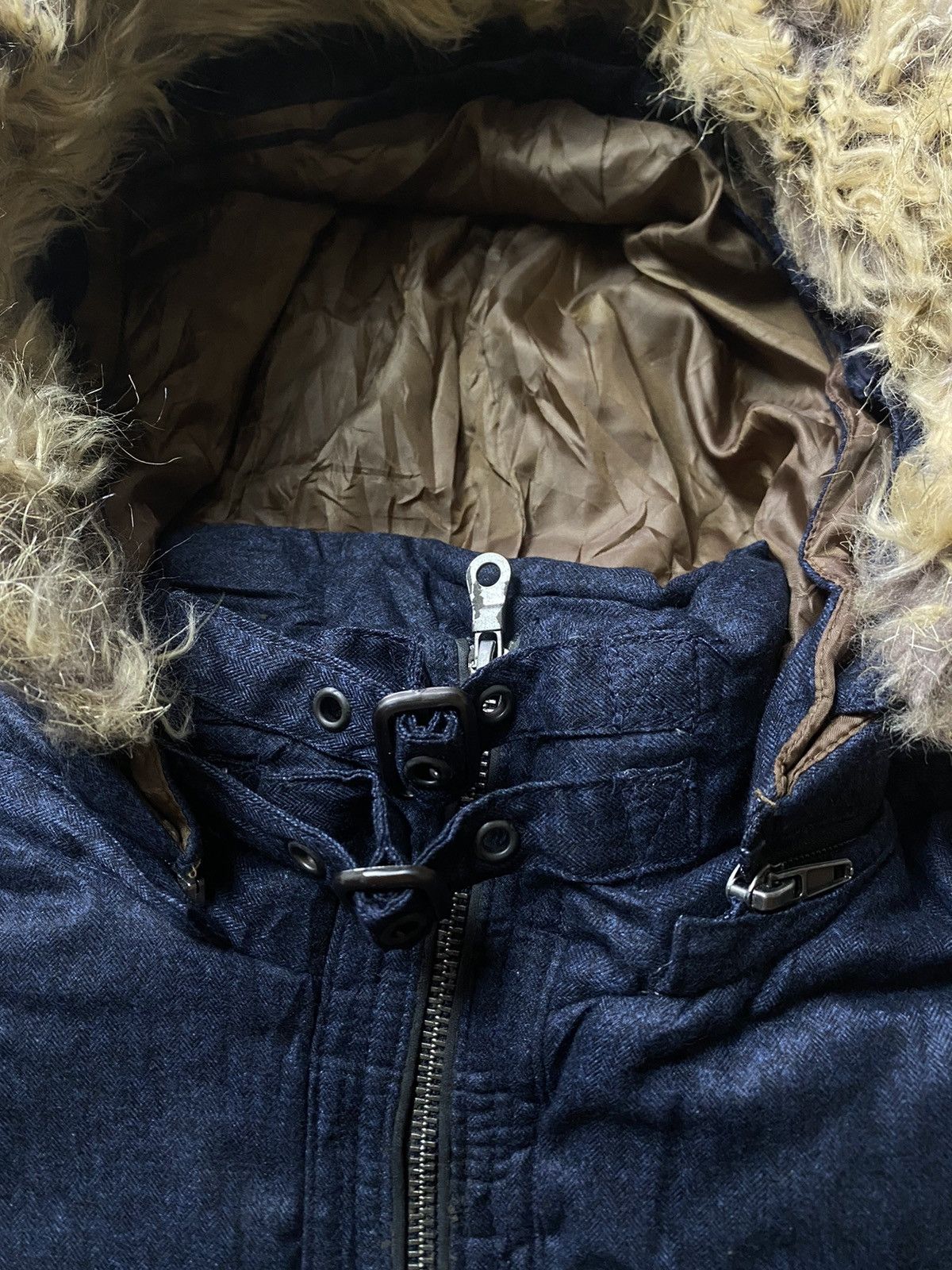If Six Was Nine × Japanese Brand × Le Grande Bleu (L.G.B.) Japanes Louis Charton fur Puffer jacket ifsixLgb style Size US L / EU 52-54 / 3 - 4 Thumbnail