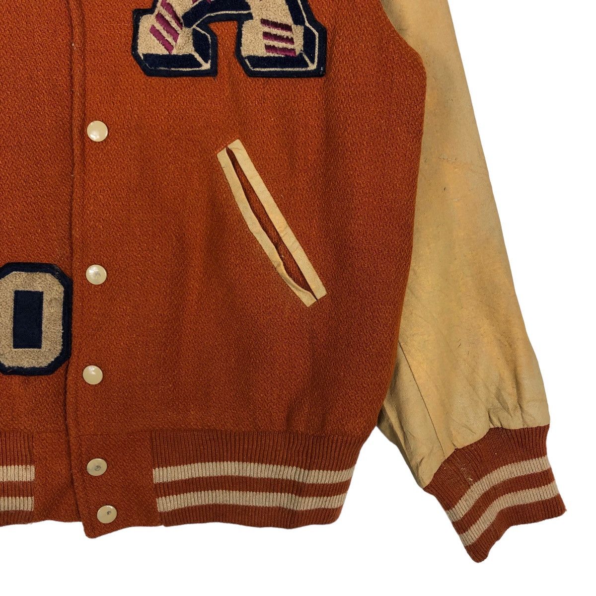 Japanese Brand Vtg Varsity Jacket Leather Rich Girl Japan Hysteric Glamour Size US M / EU 48-50 / 2 - 5 Thumbnail