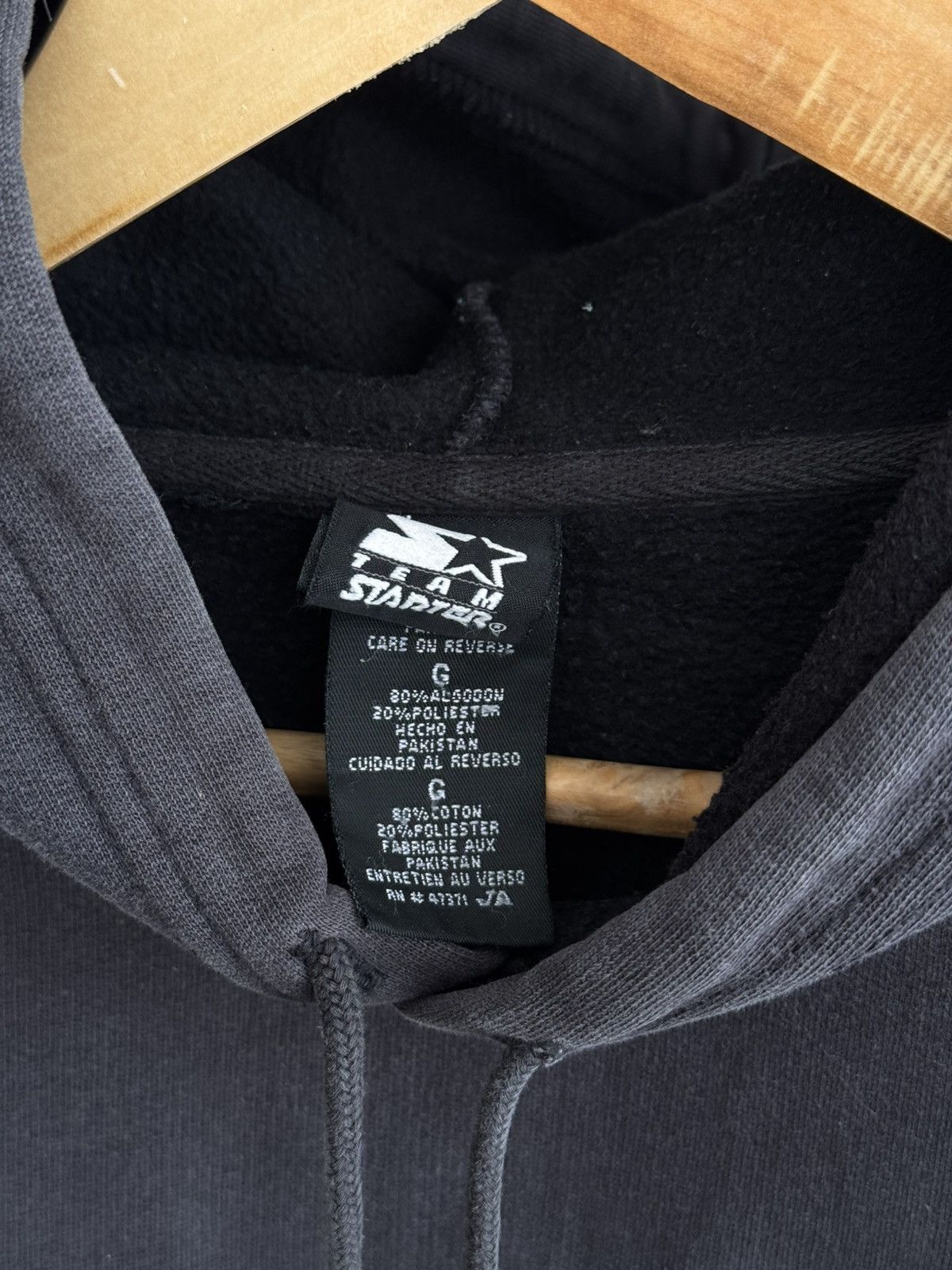 Starter × Vintage Vintage Starter IOWA Hawkeyes Sportswear Distressed Hoodie Size US L / EU 52-54 / 3 - 9 Thumbnail